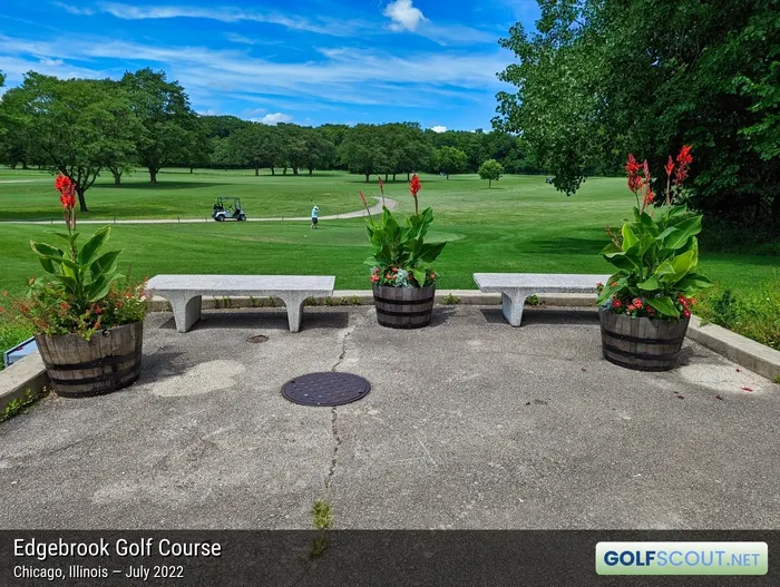 View of the golf course at Edgebrook. - Edgebrook Golf Course