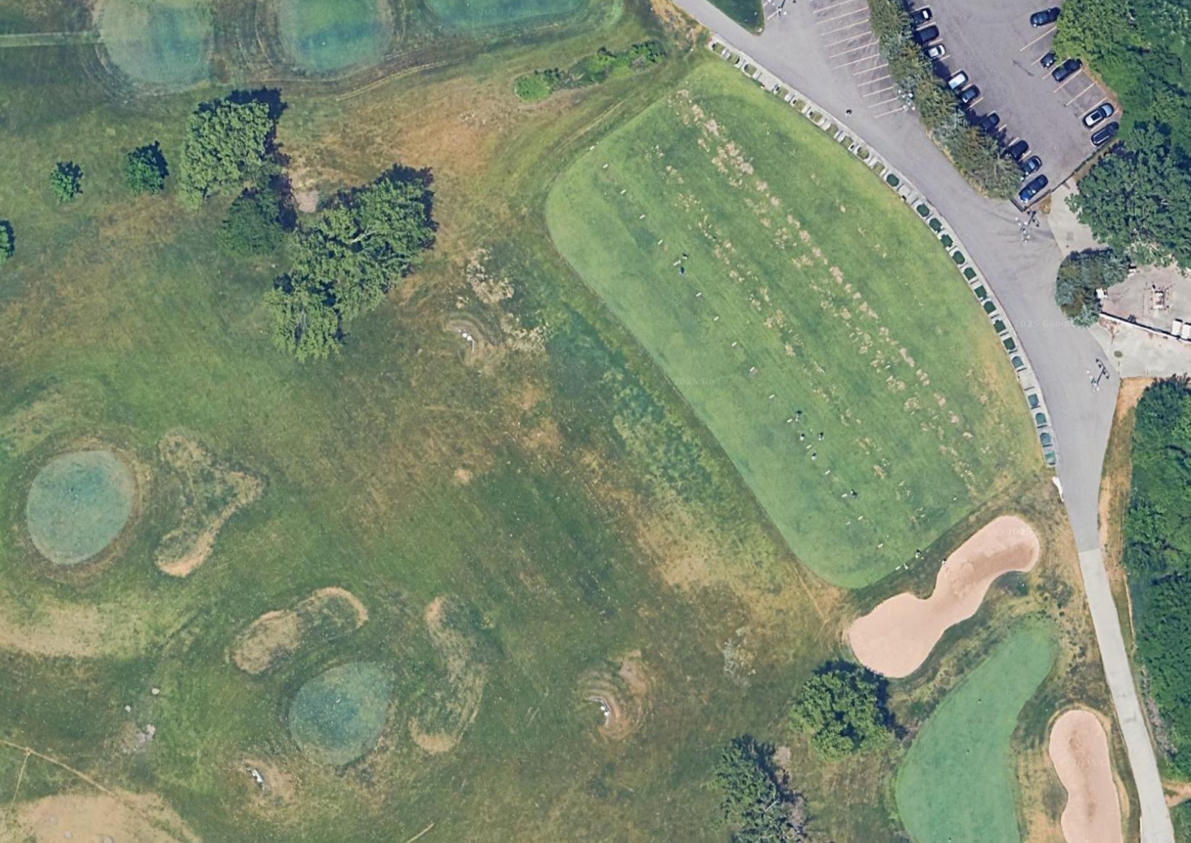 Fairway bunker photo at Pine Meadow Golf Club