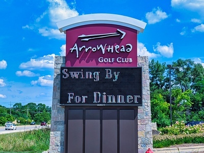 Arrowhead Golf Club Entrance Sign