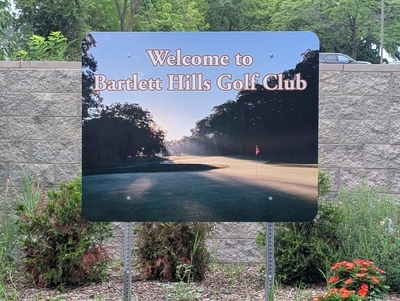 Bartlett Hills Golf Club Entrance Sign