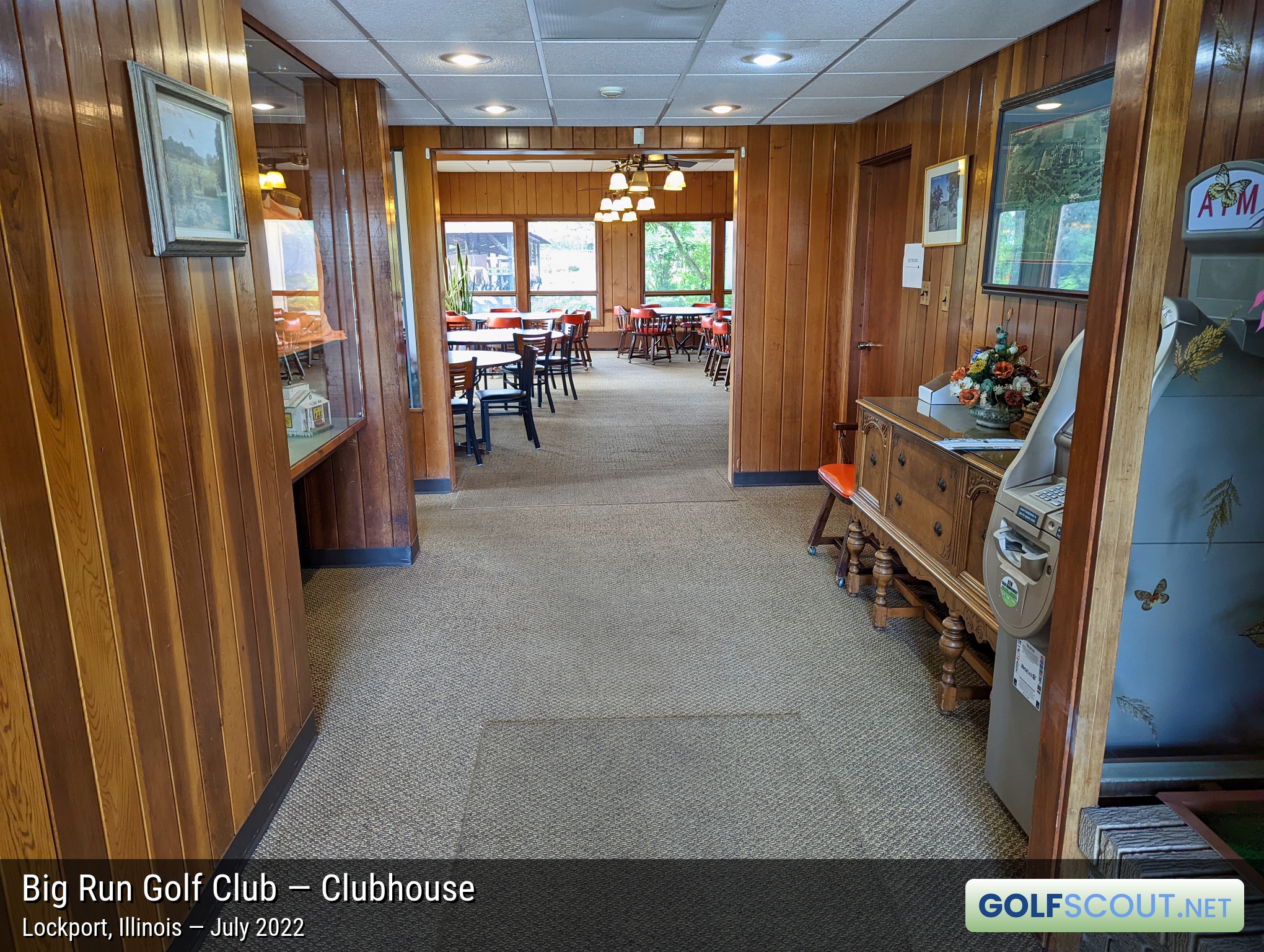 Photo of the clubhouse at Big Run Golf Club in Lockport, Illinois. 