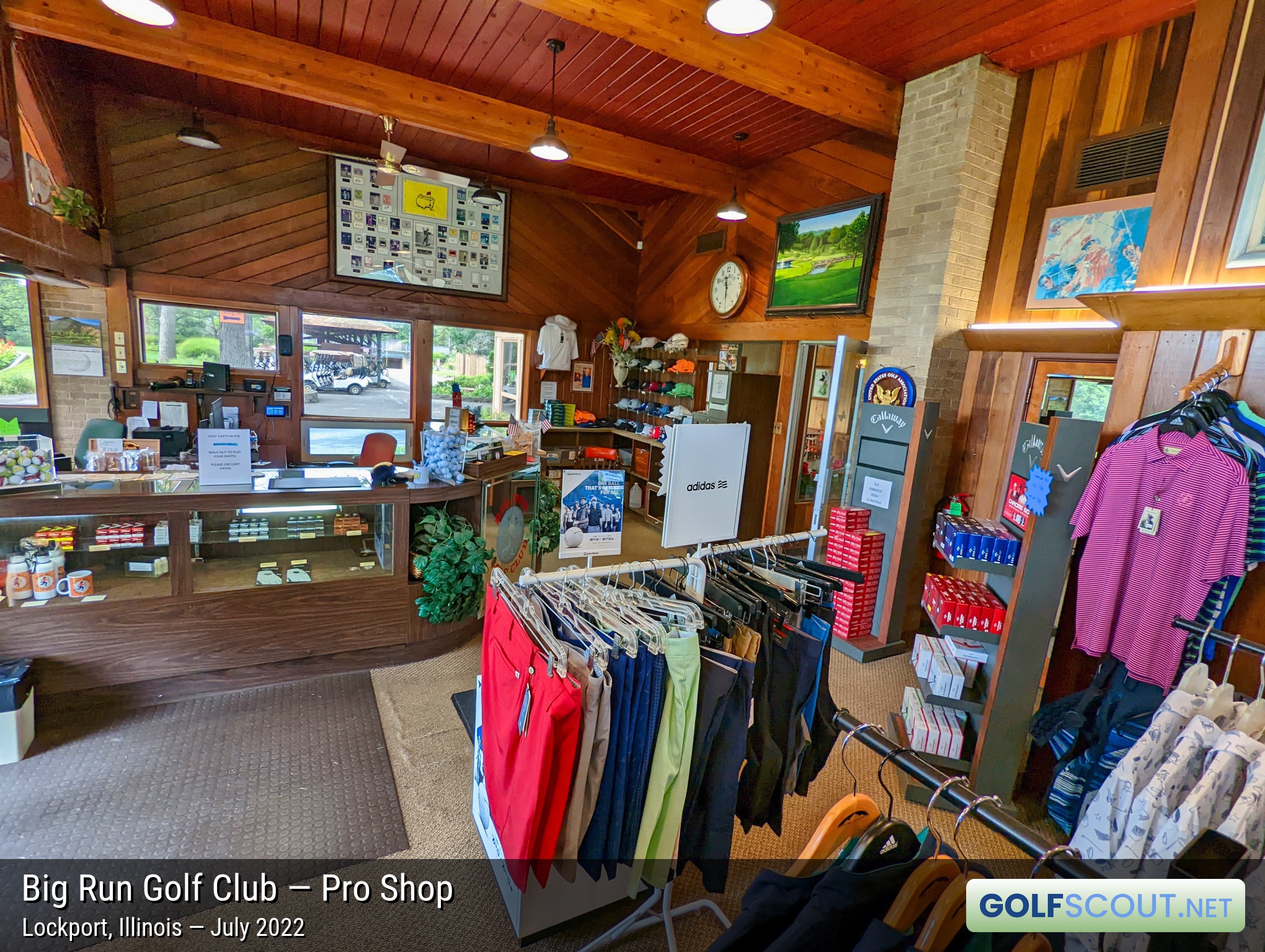 Photo of the pro shop at Big Run Golf Club in Lockport, Illinois. 