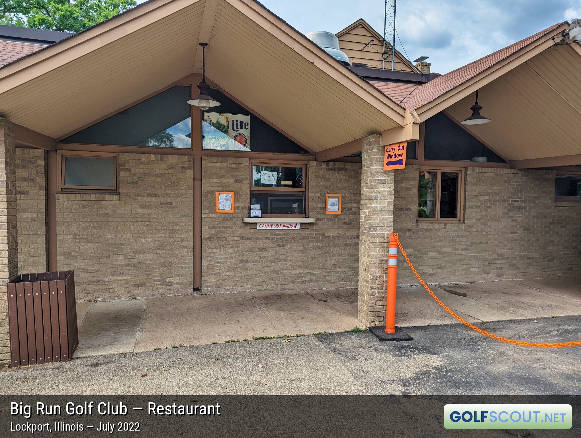 Photo of the restaurant at Big Run Golf Club in Lockport, Illinois. 