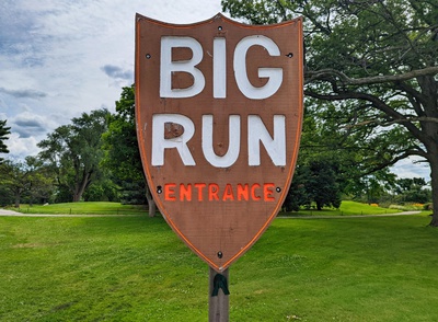 Big Run Golf Club Entrance Sign
