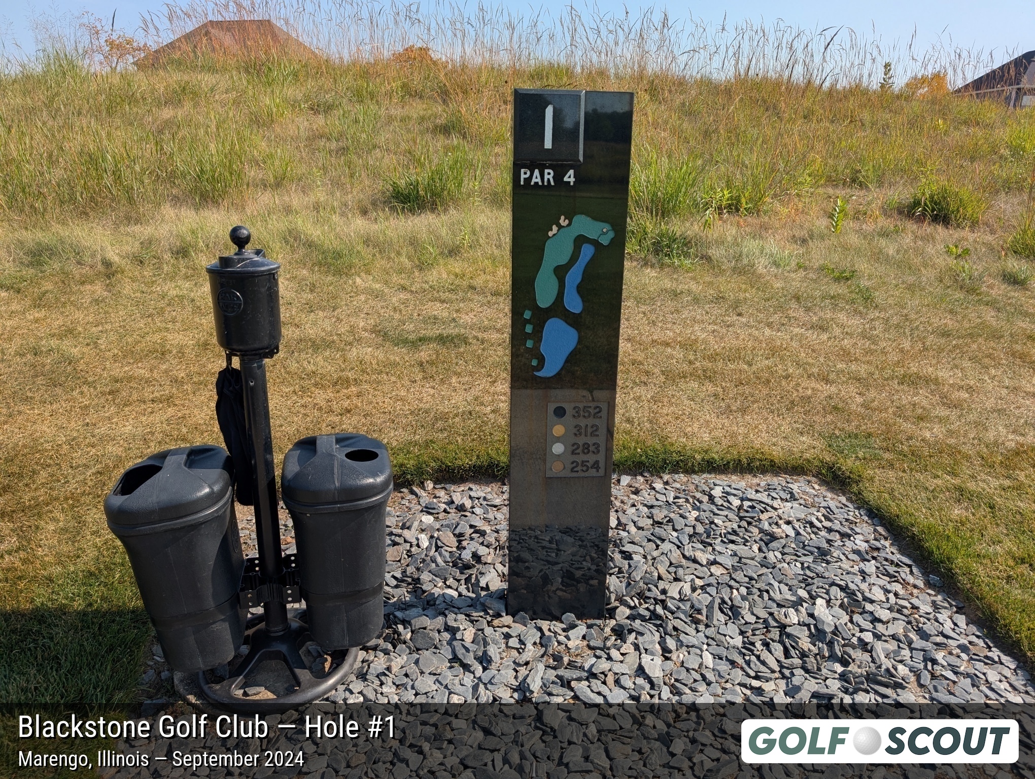 Hole 1 at Blackstone Golf Club