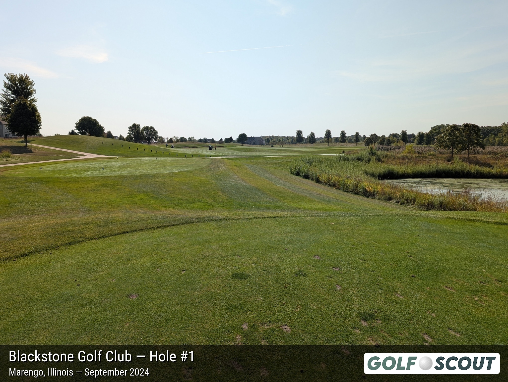Hole 1 at Blackstone Golf Club