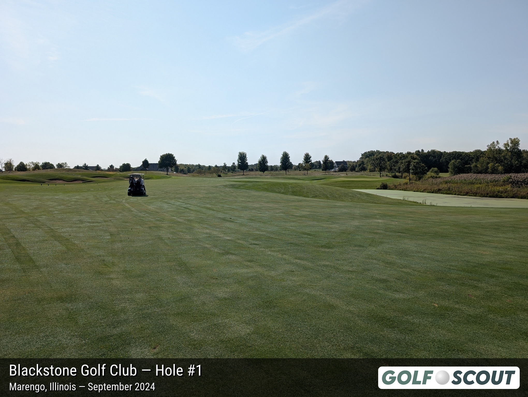 Hole 1 at Blackstone Golf Club