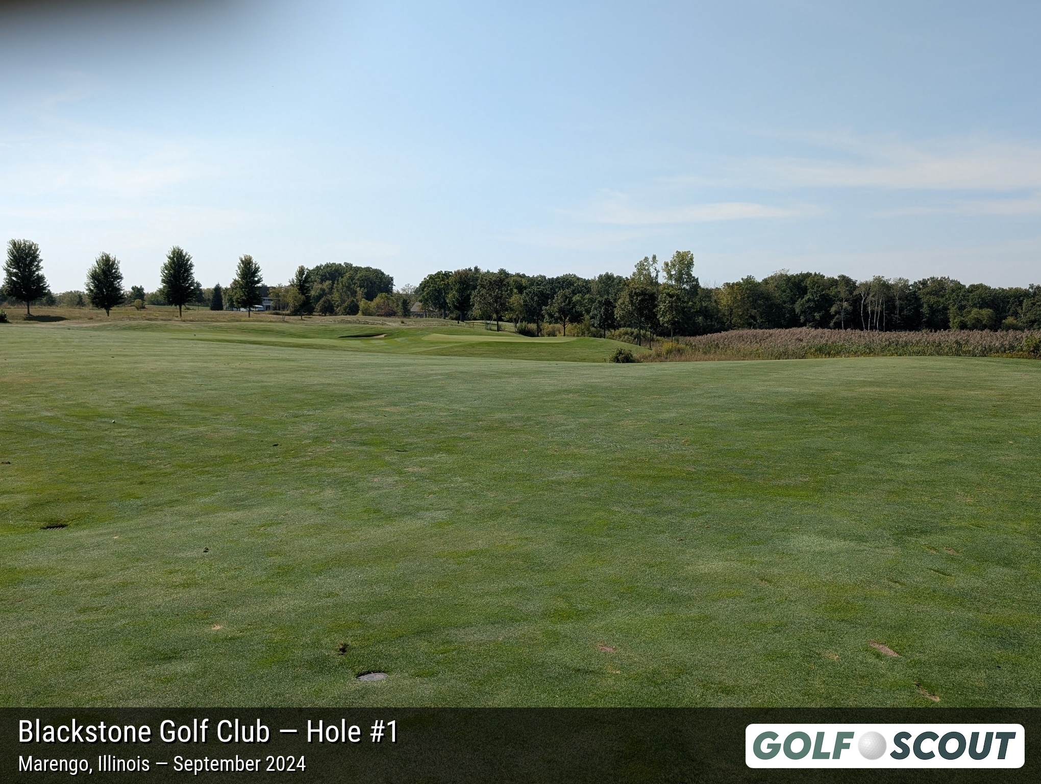 Hole 1 at Blackstone Golf Club
