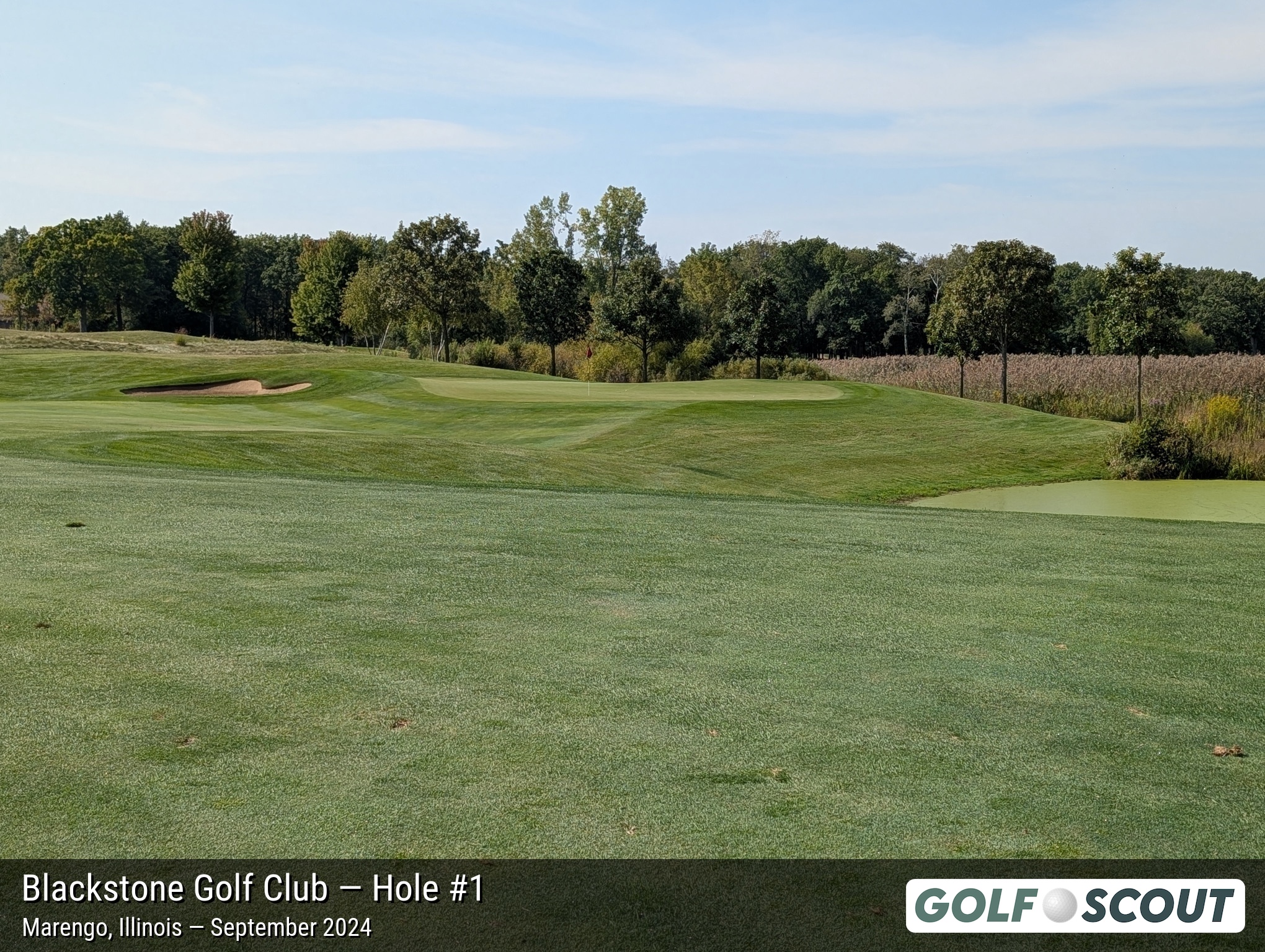 Hole 1 at Blackstone Golf Club