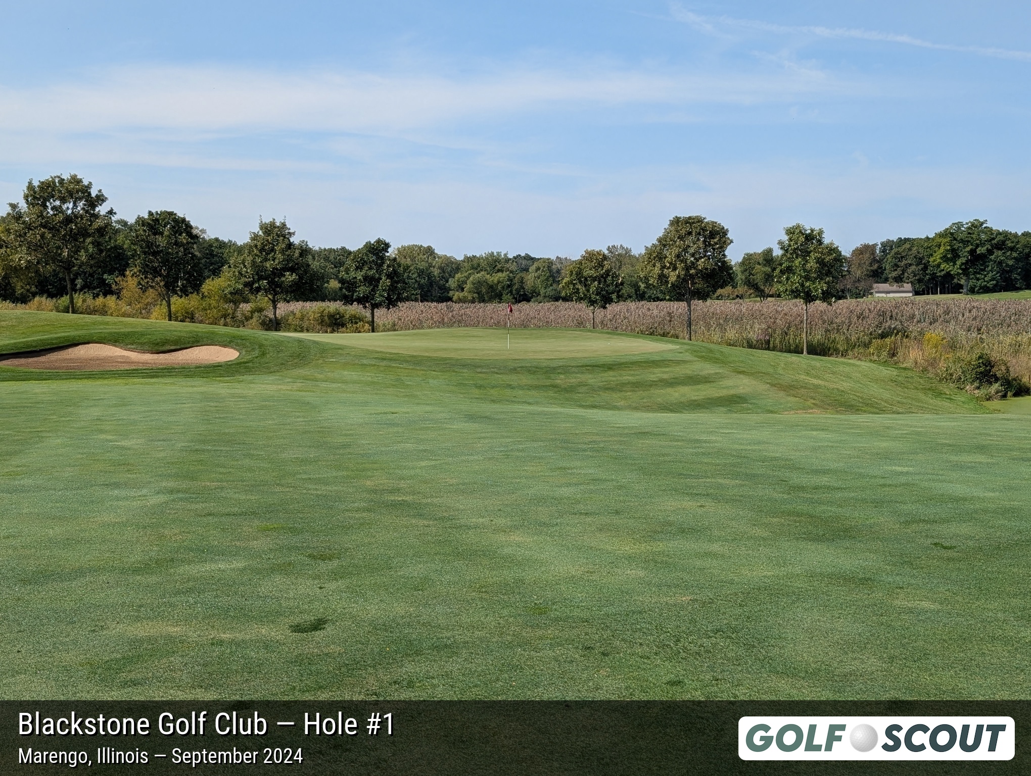 Hole 1 at Blackstone Golf Club