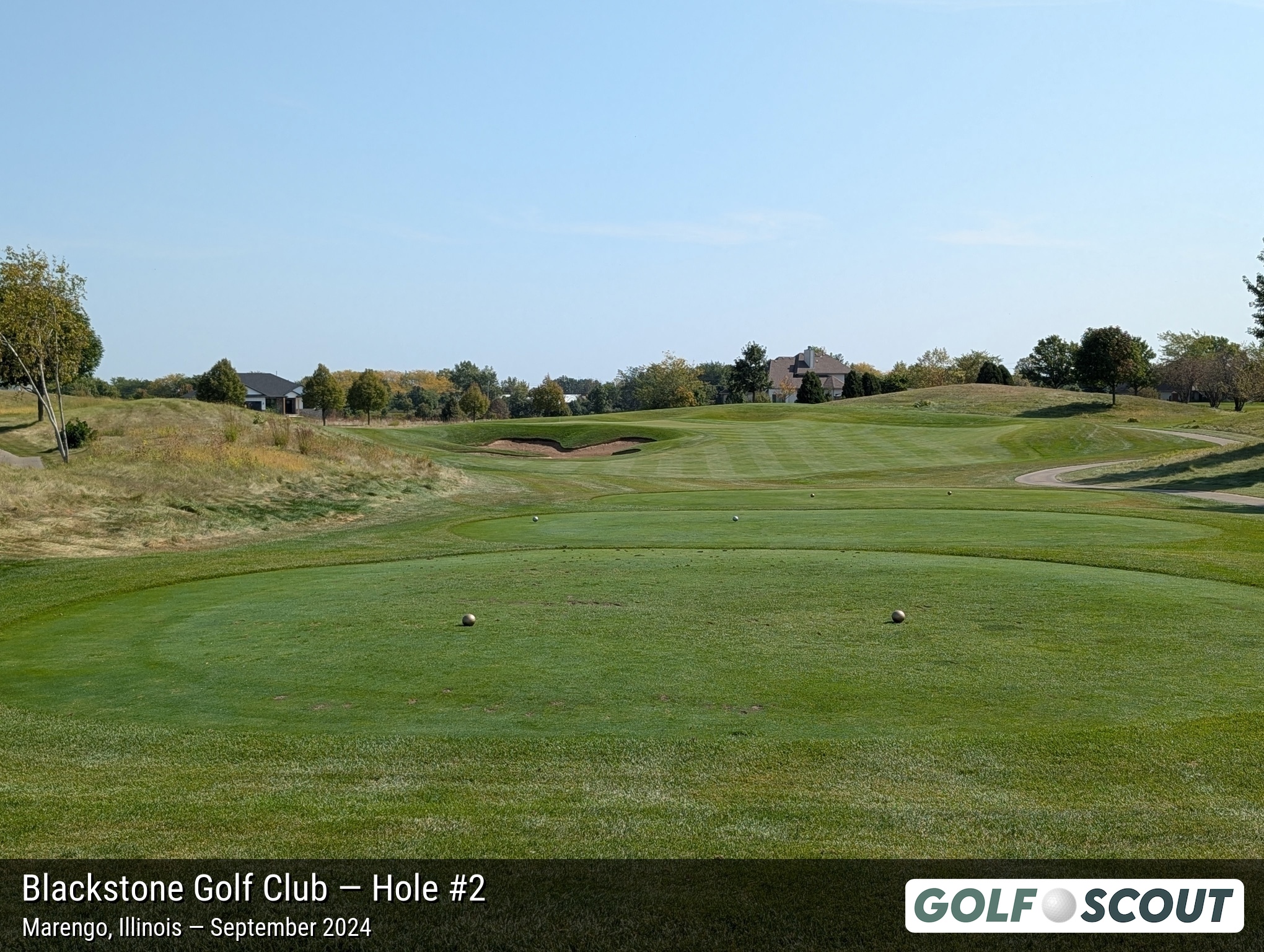 Hole 2 at Blackstone Golf Club