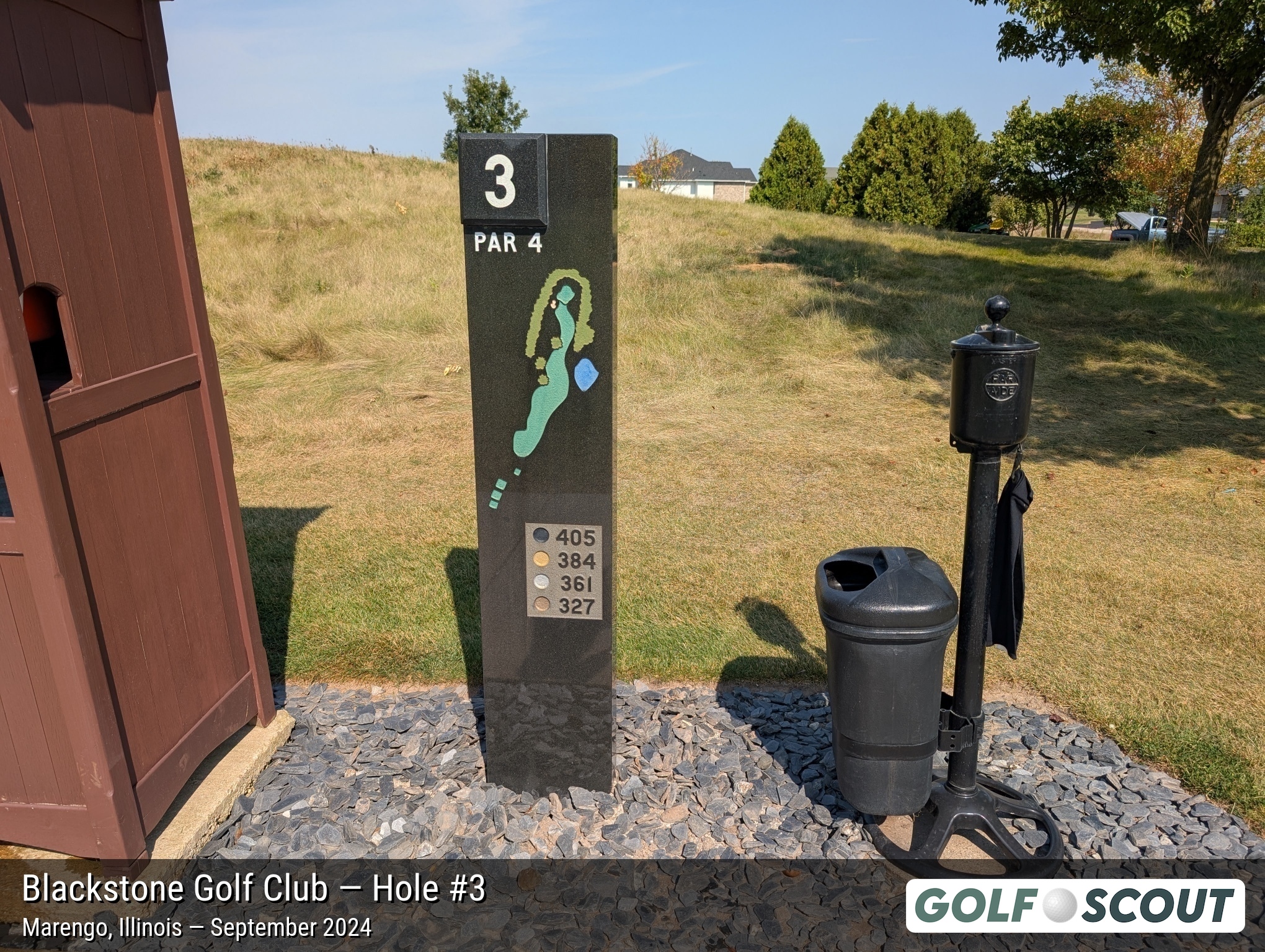 Hole 3 at Blackstone Golf Club