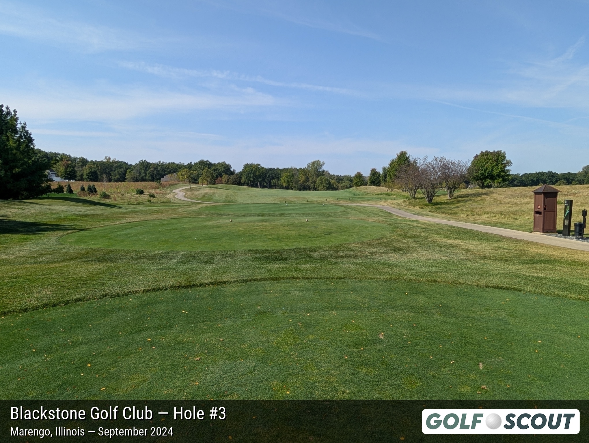 Hole 3 at Blackstone Golf Club