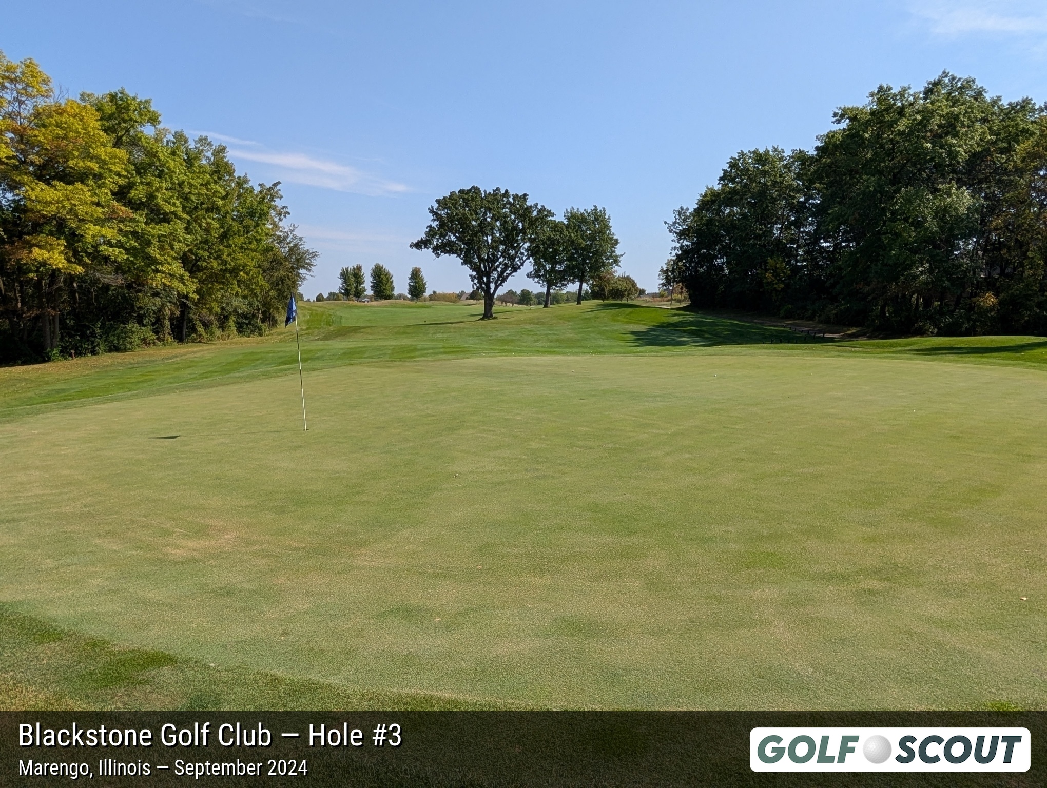 Hole 3 at Blackstone Golf Club