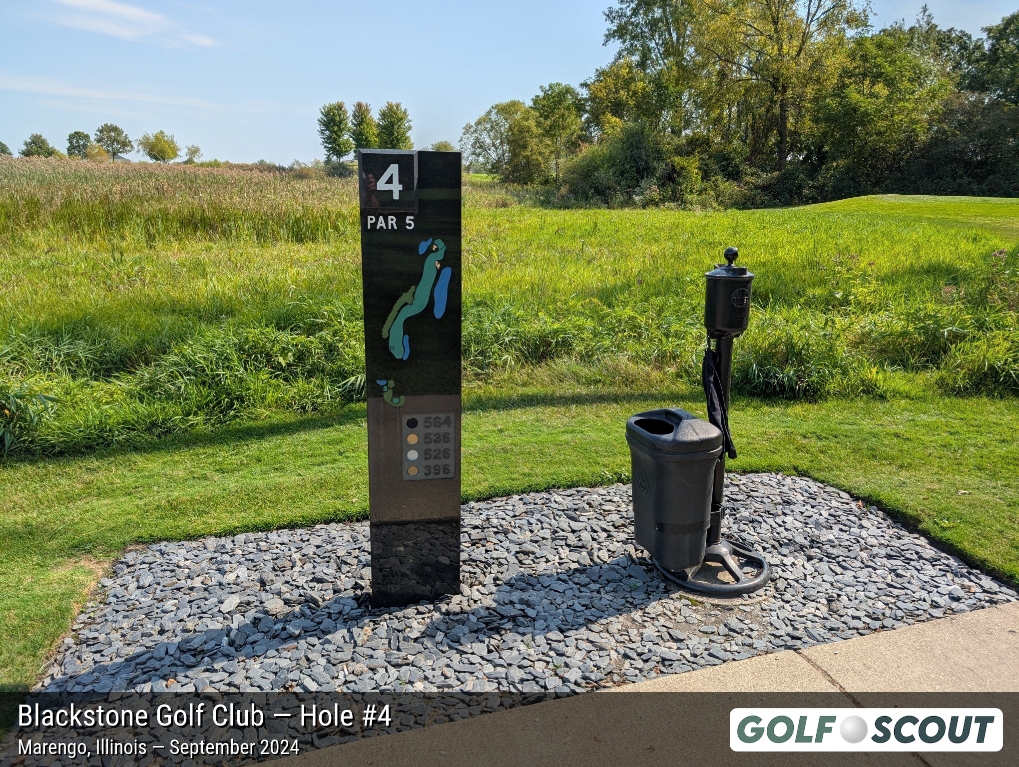 Hole 4 at Blackstone Golf Club