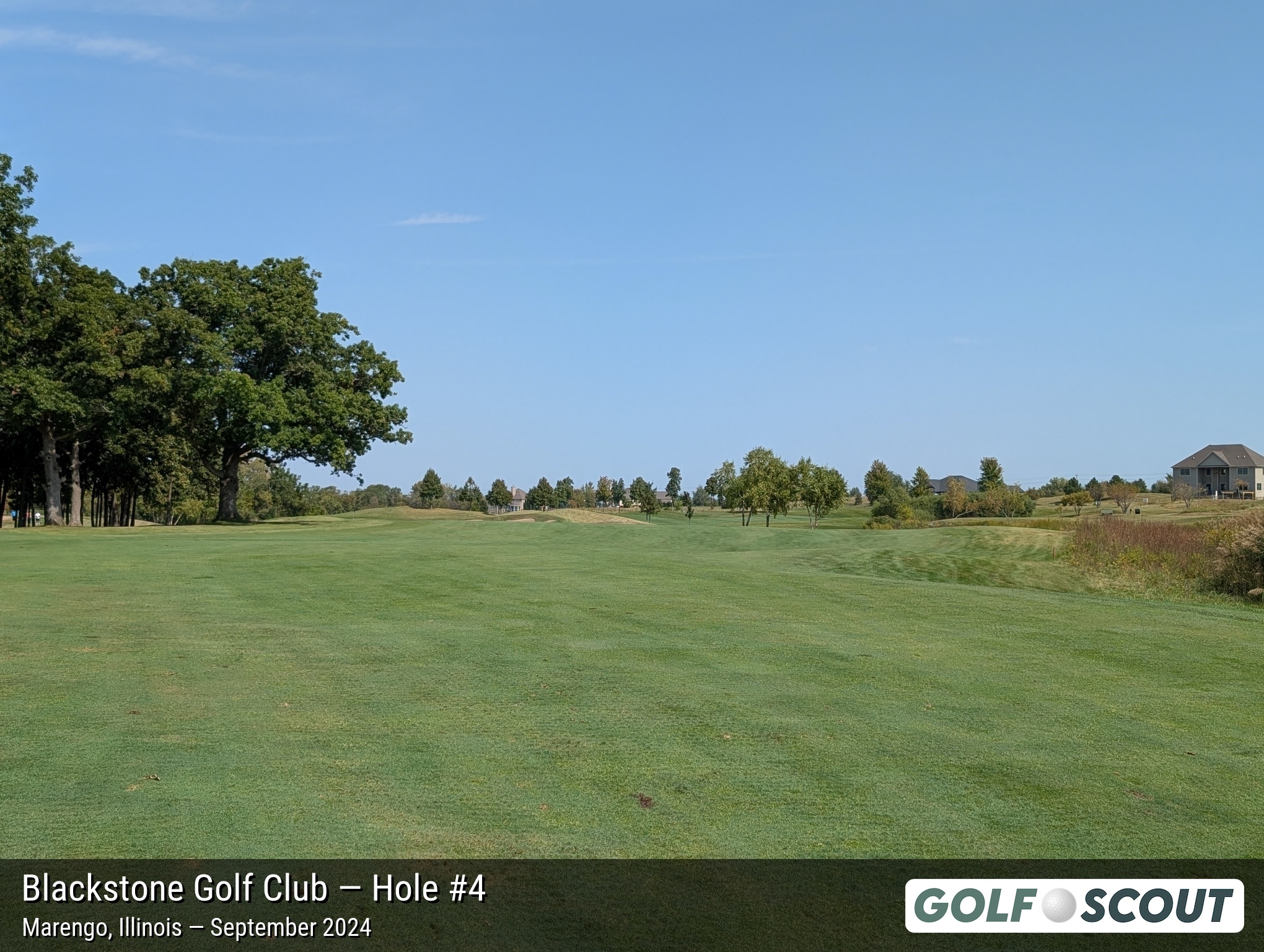 Hole 4 at Blackstone Golf Club