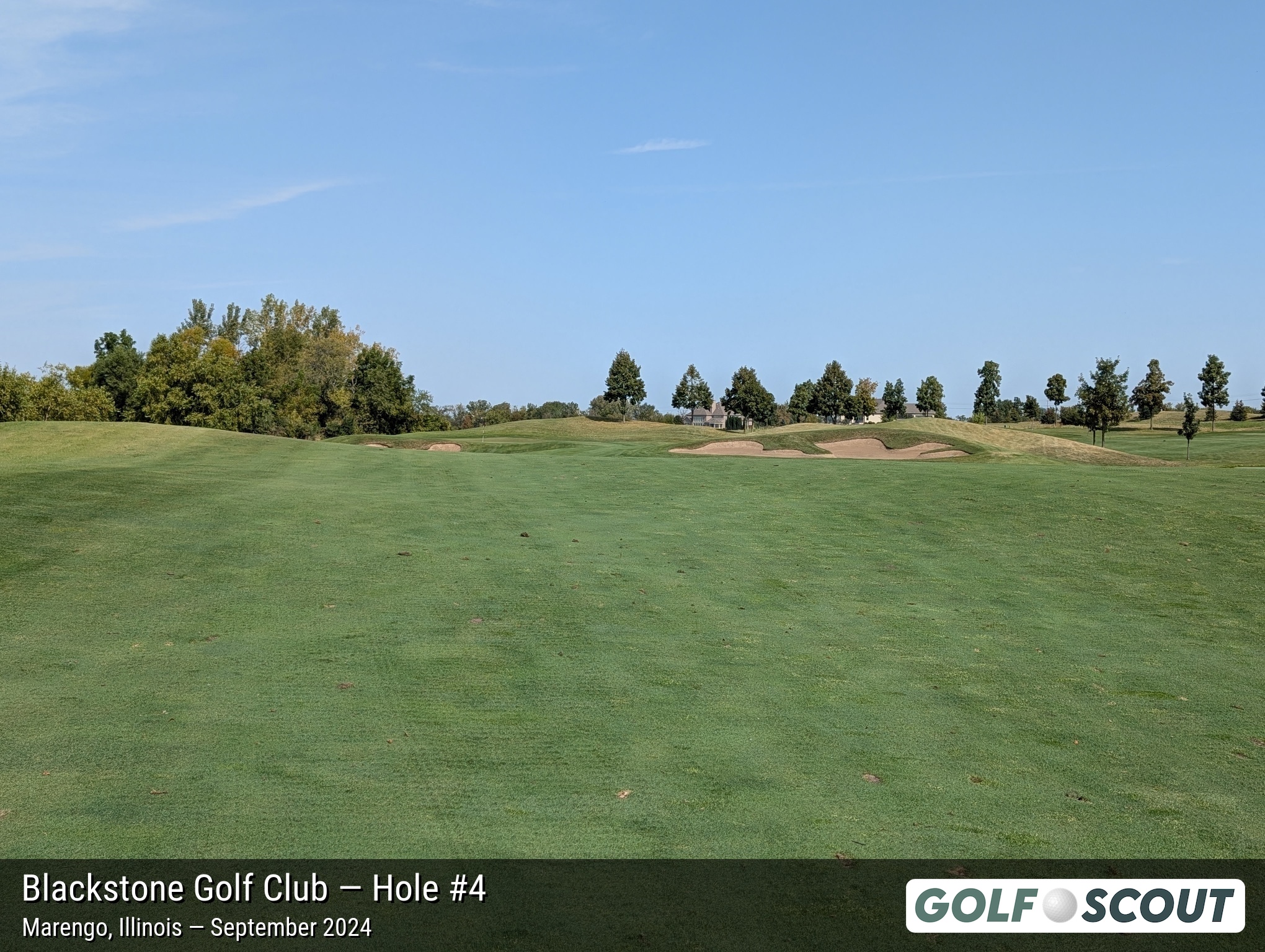 Hole 4 at Blackstone Golf Club