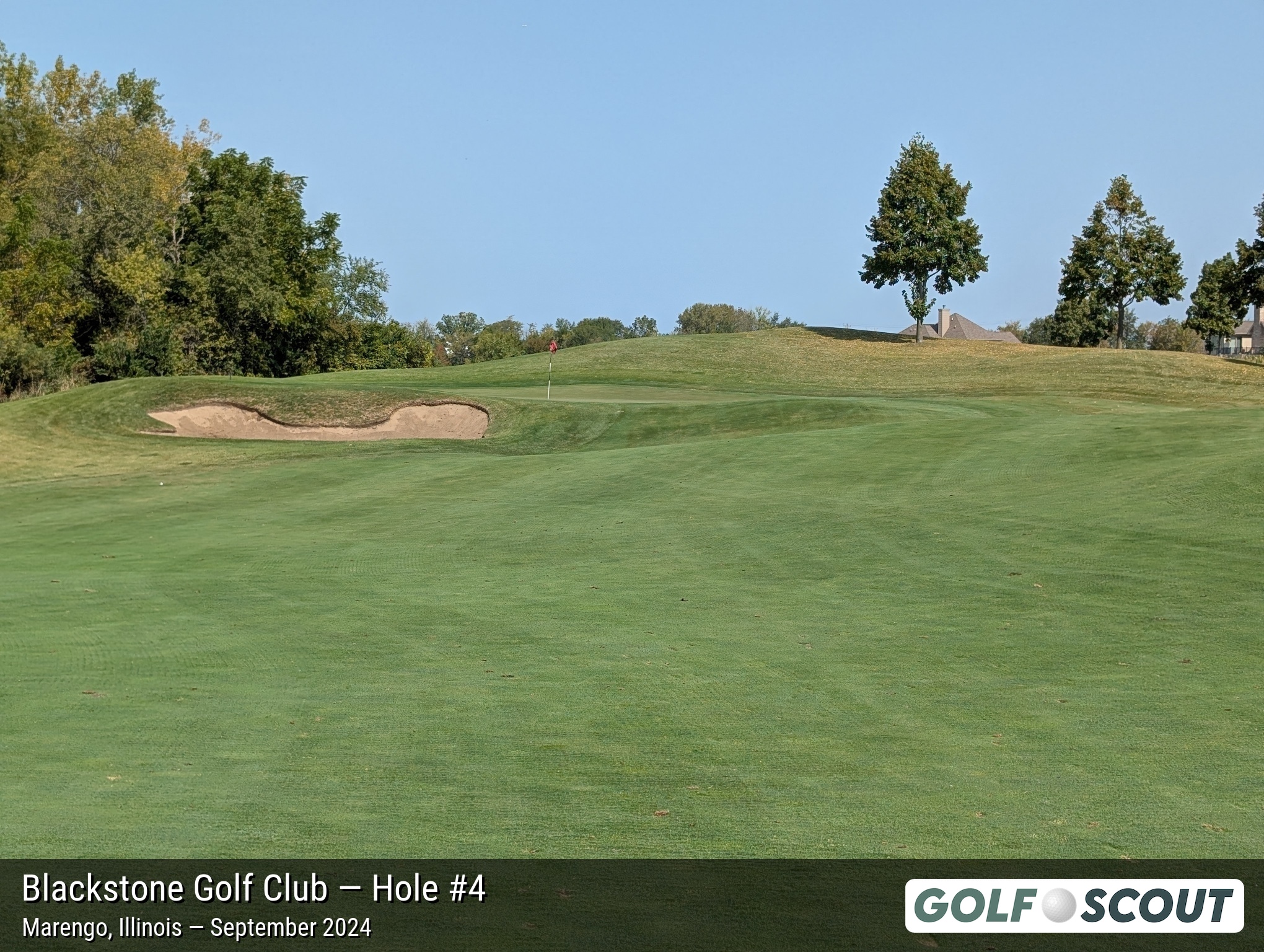 Hole 4 at Blackstone Golf Club