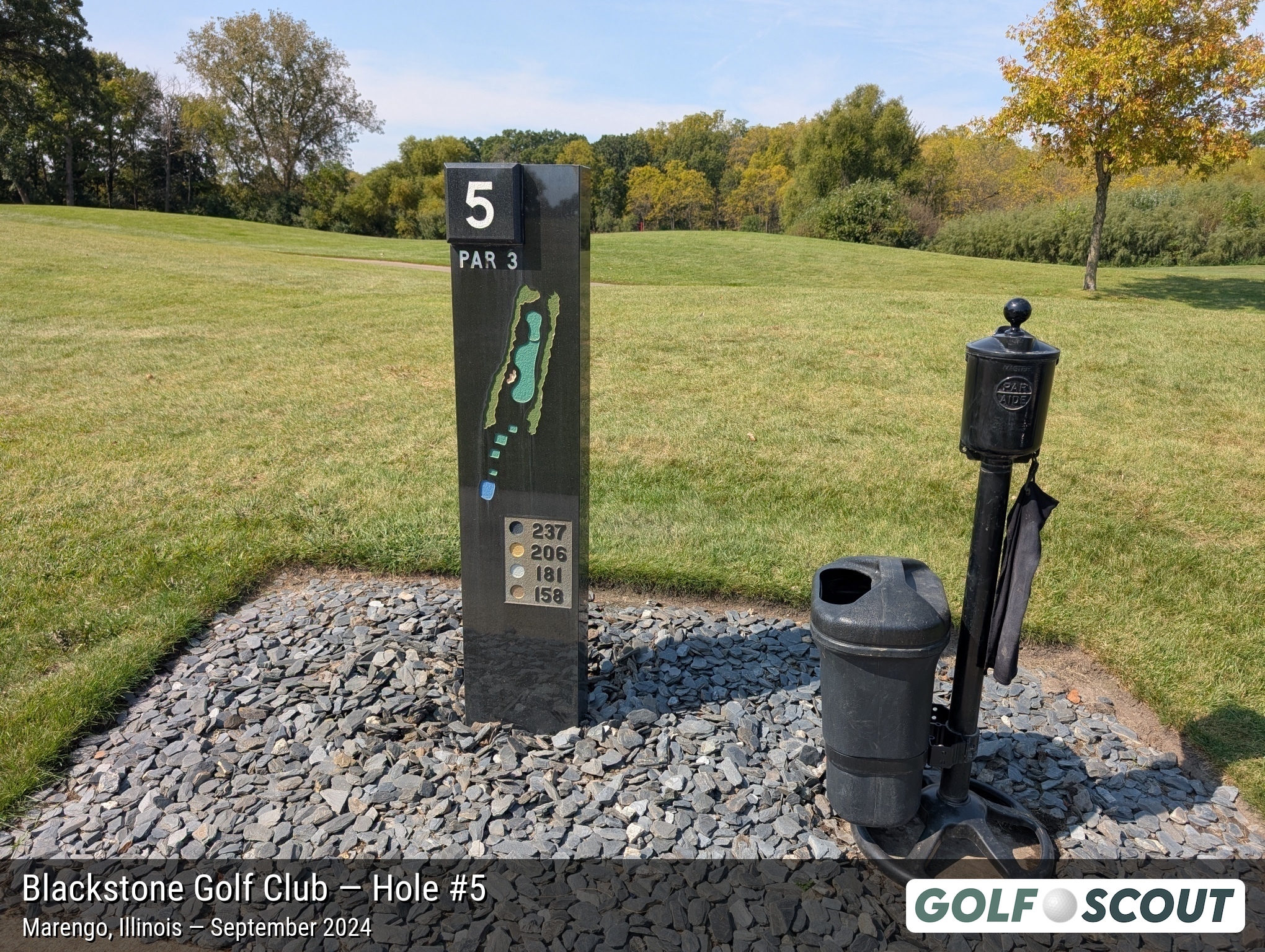 Hole 5 at Blackstone Golf Club