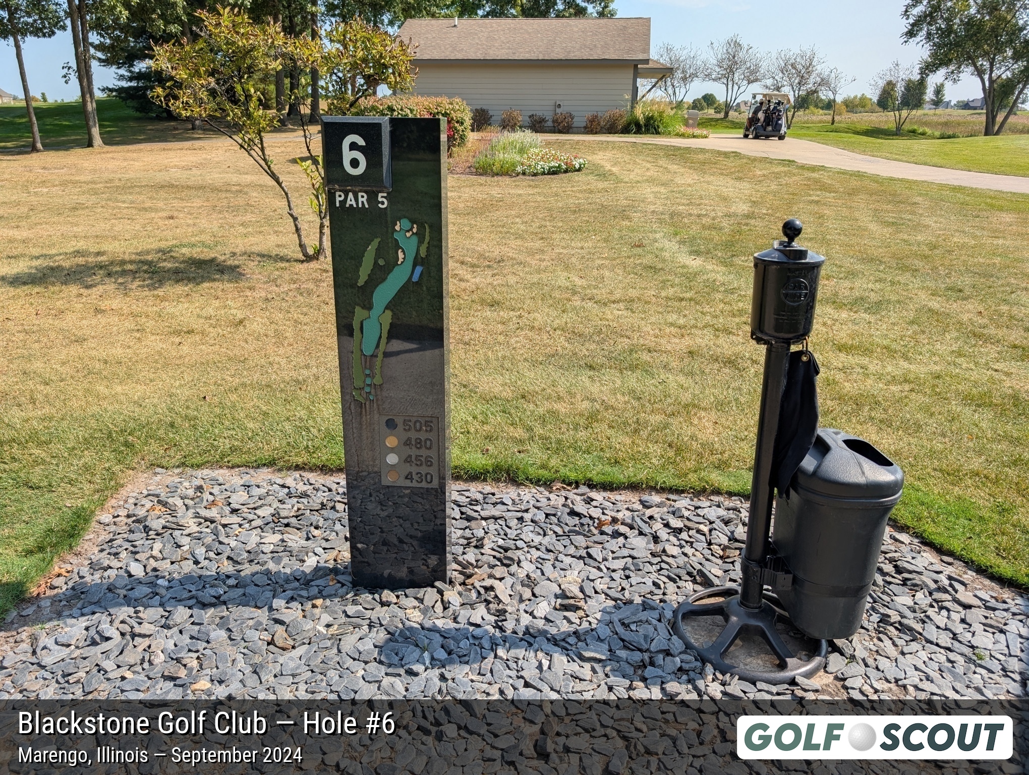 Hole 6 at Blackstone Golf Club