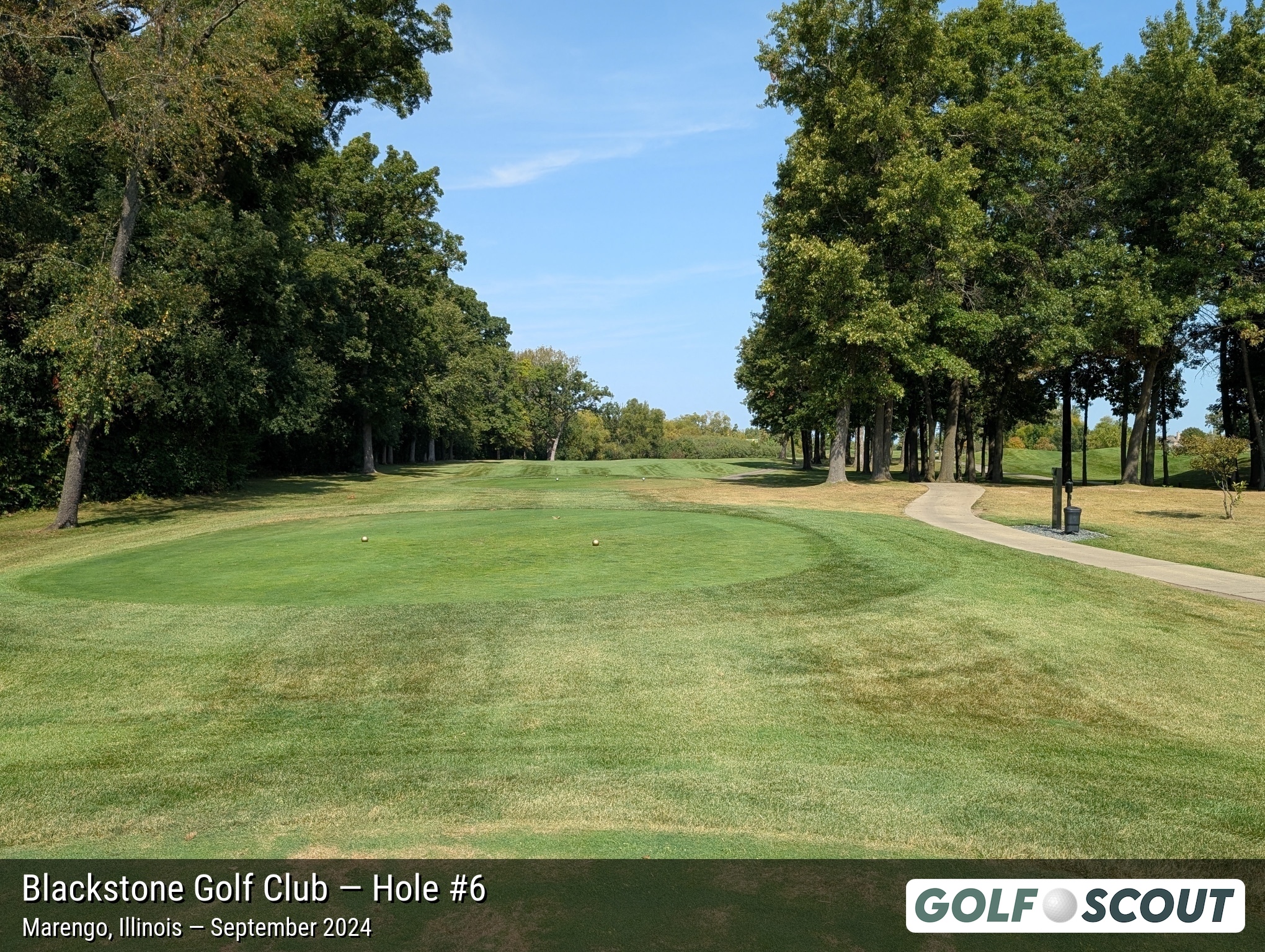 Hole 6 at Blackstone Golf Club