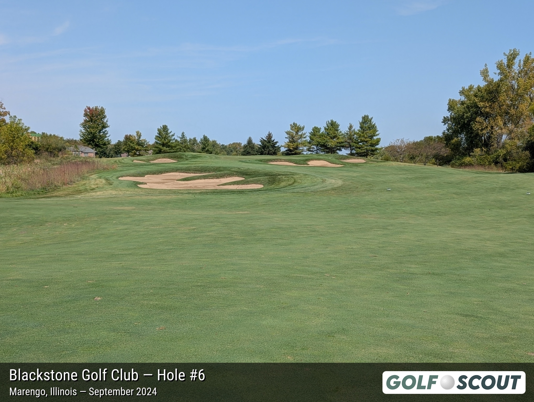 Hole 6 at Blackstone Golf Club