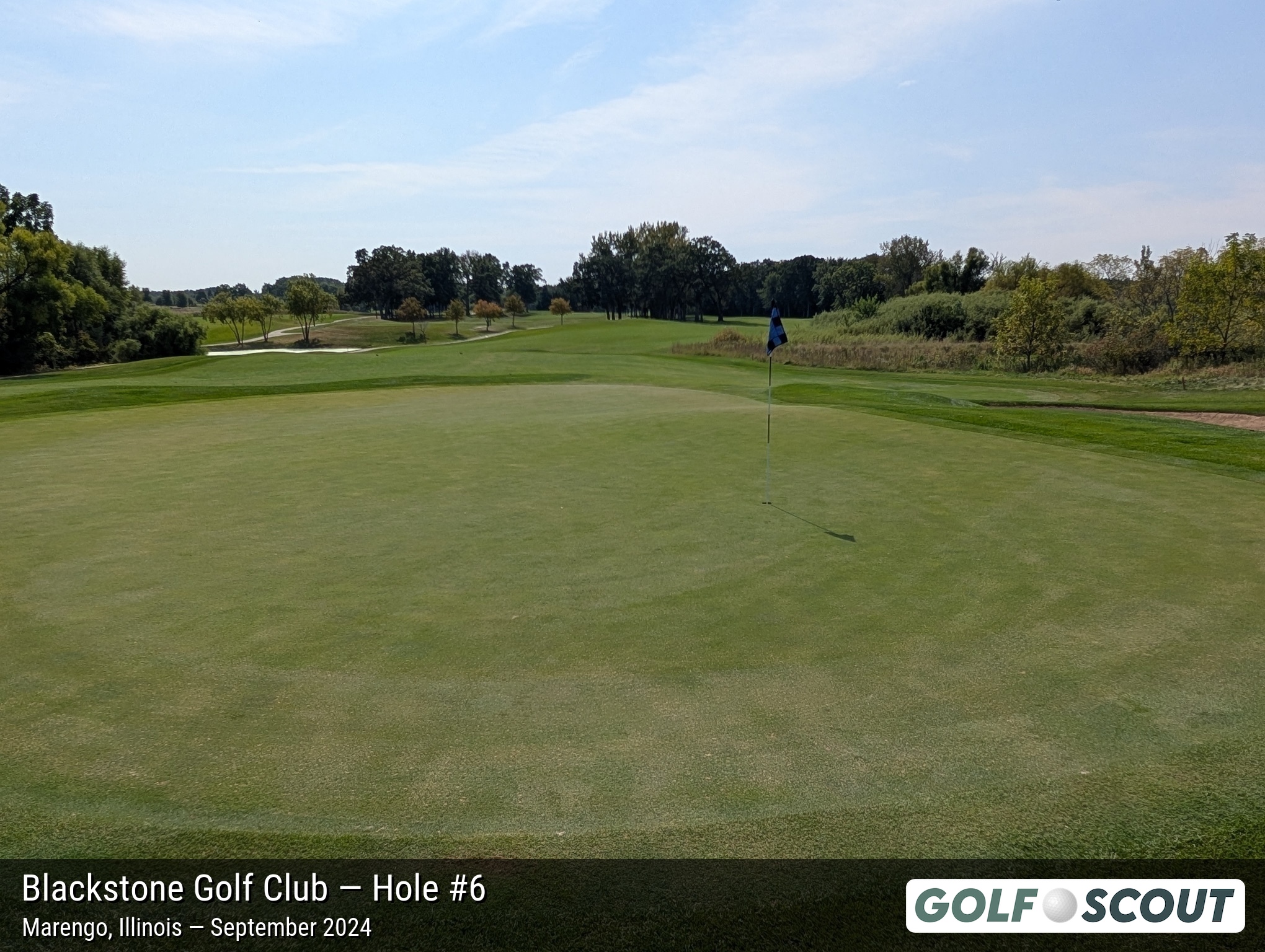 Hole 6 at Blackstone Golf Club