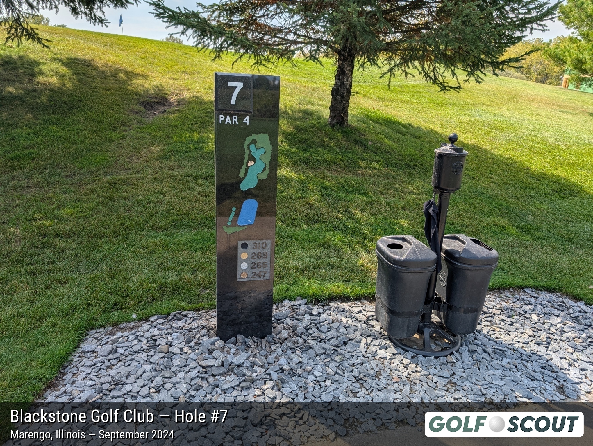Hole 7 at Blackstone Golf Club