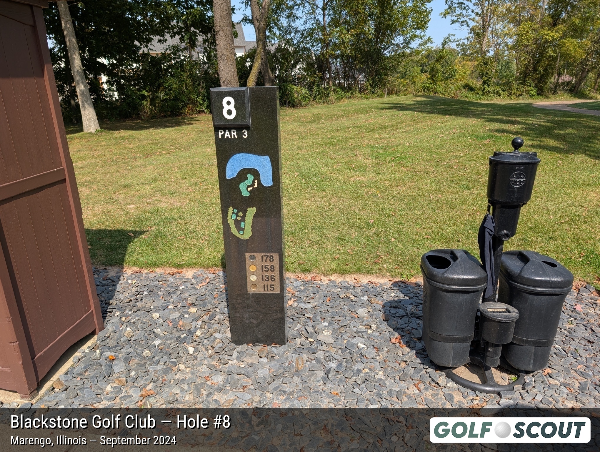 Hole 8 at Blackstone Golf Club