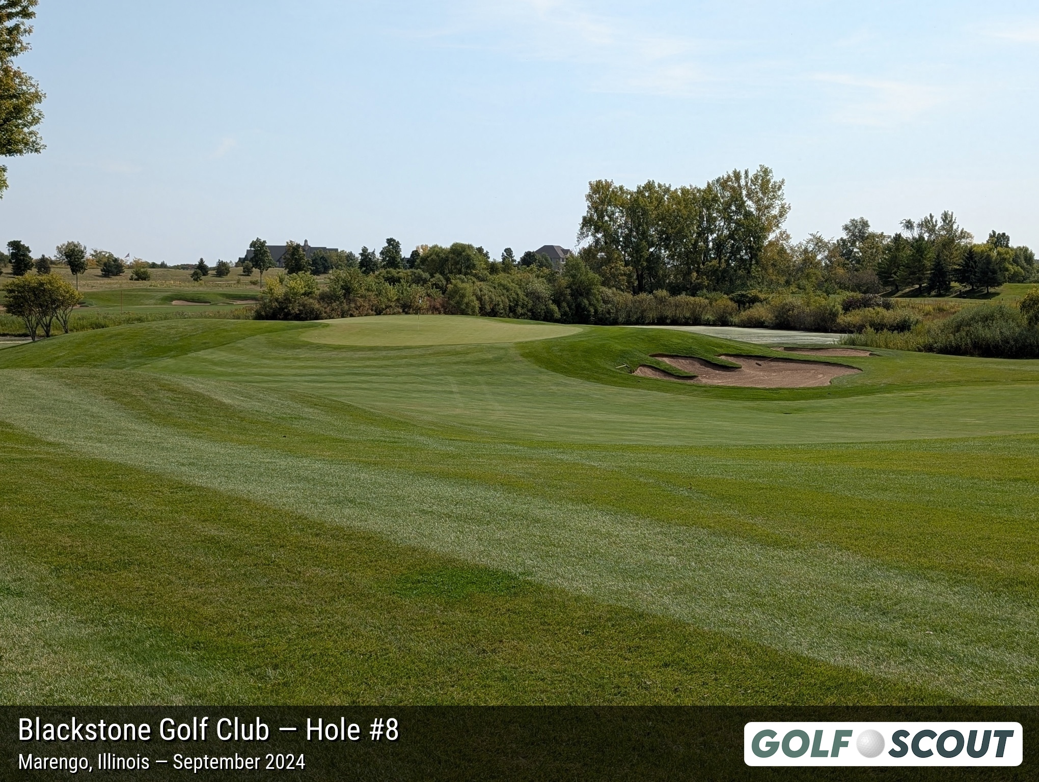 Hole 8 at Blackstone Golf Club