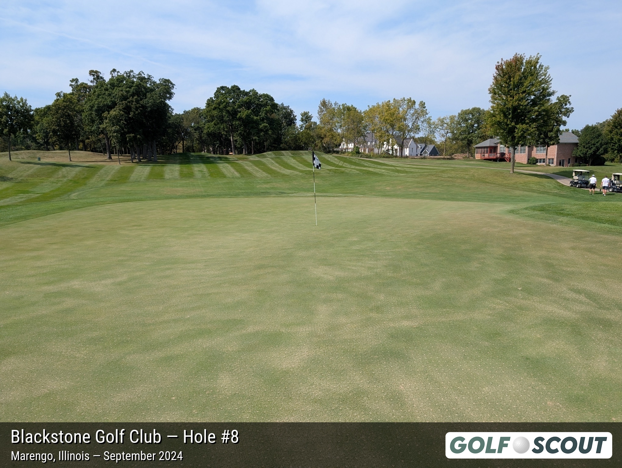 Hole 8 at Blackstone Golf Club