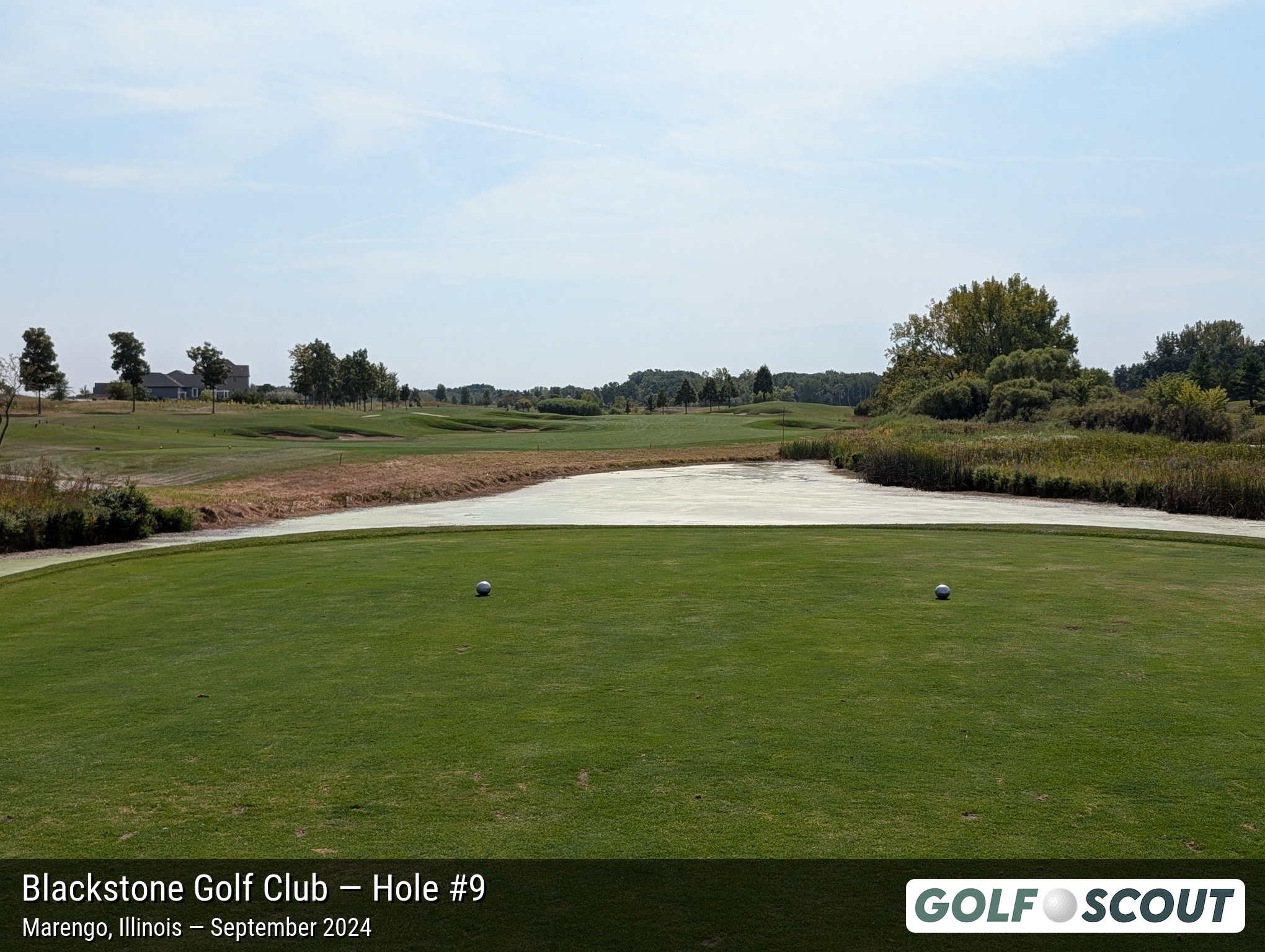 Hole 9 at Blackstone Golf Club