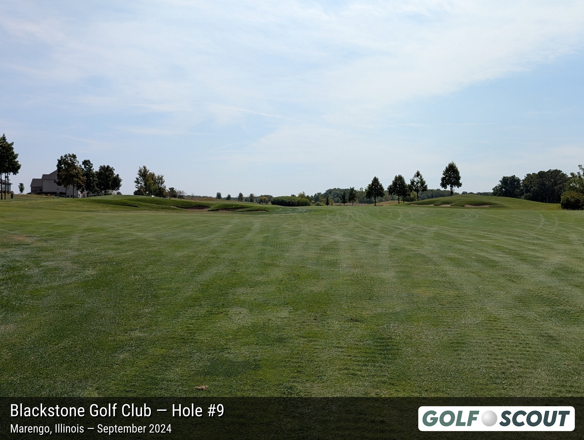 Hole 9 at Blackstone Golf Club