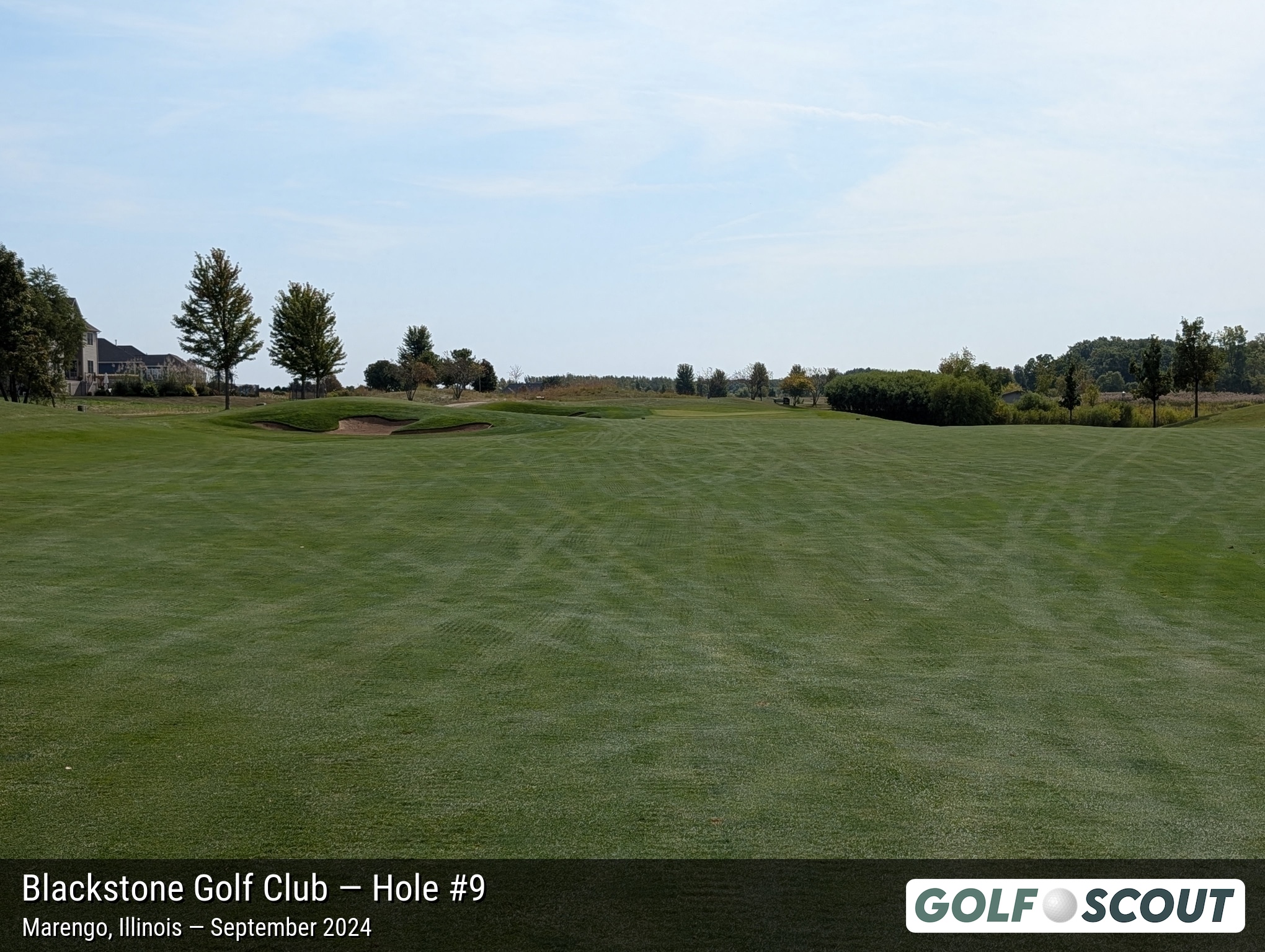 Hole 9 at Blackstone Golf Club