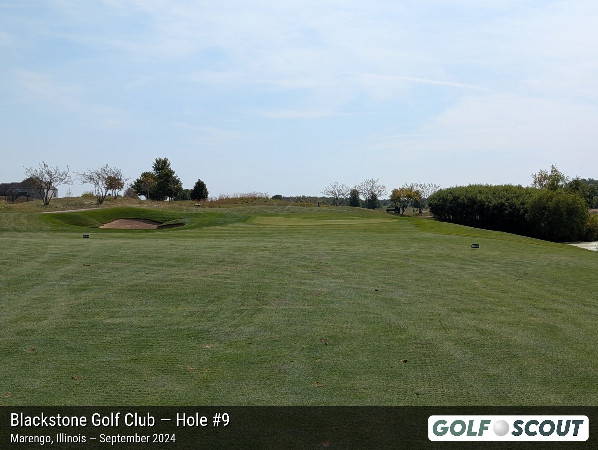 Hole 9 at Blackstone Golf Club