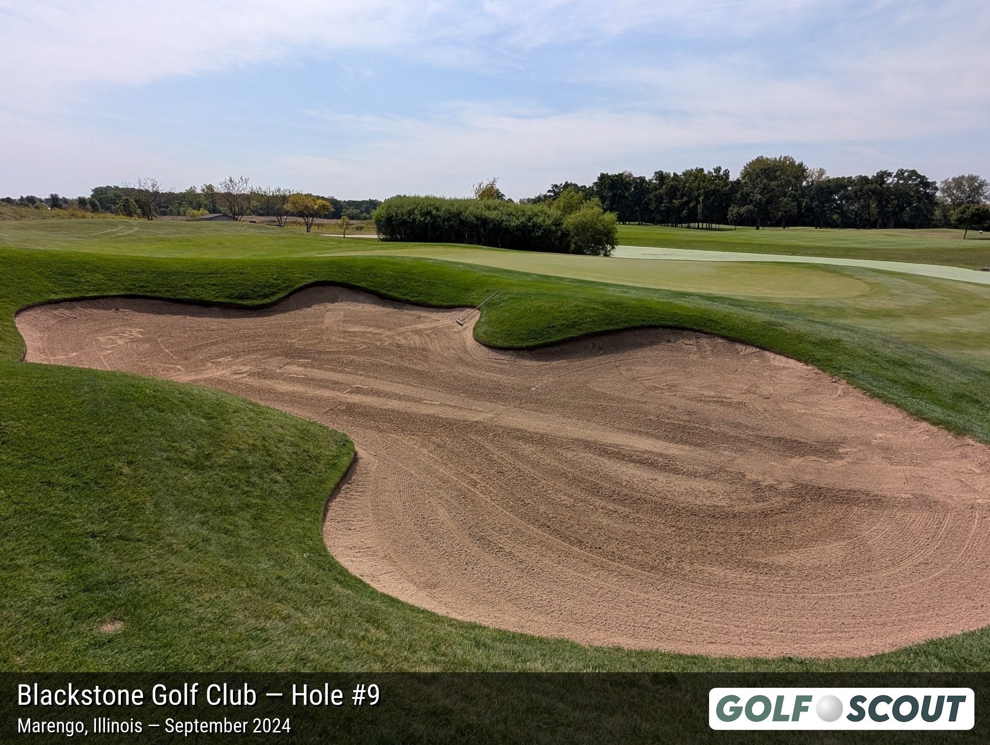 Hole 9 at Blackstone Golf Club