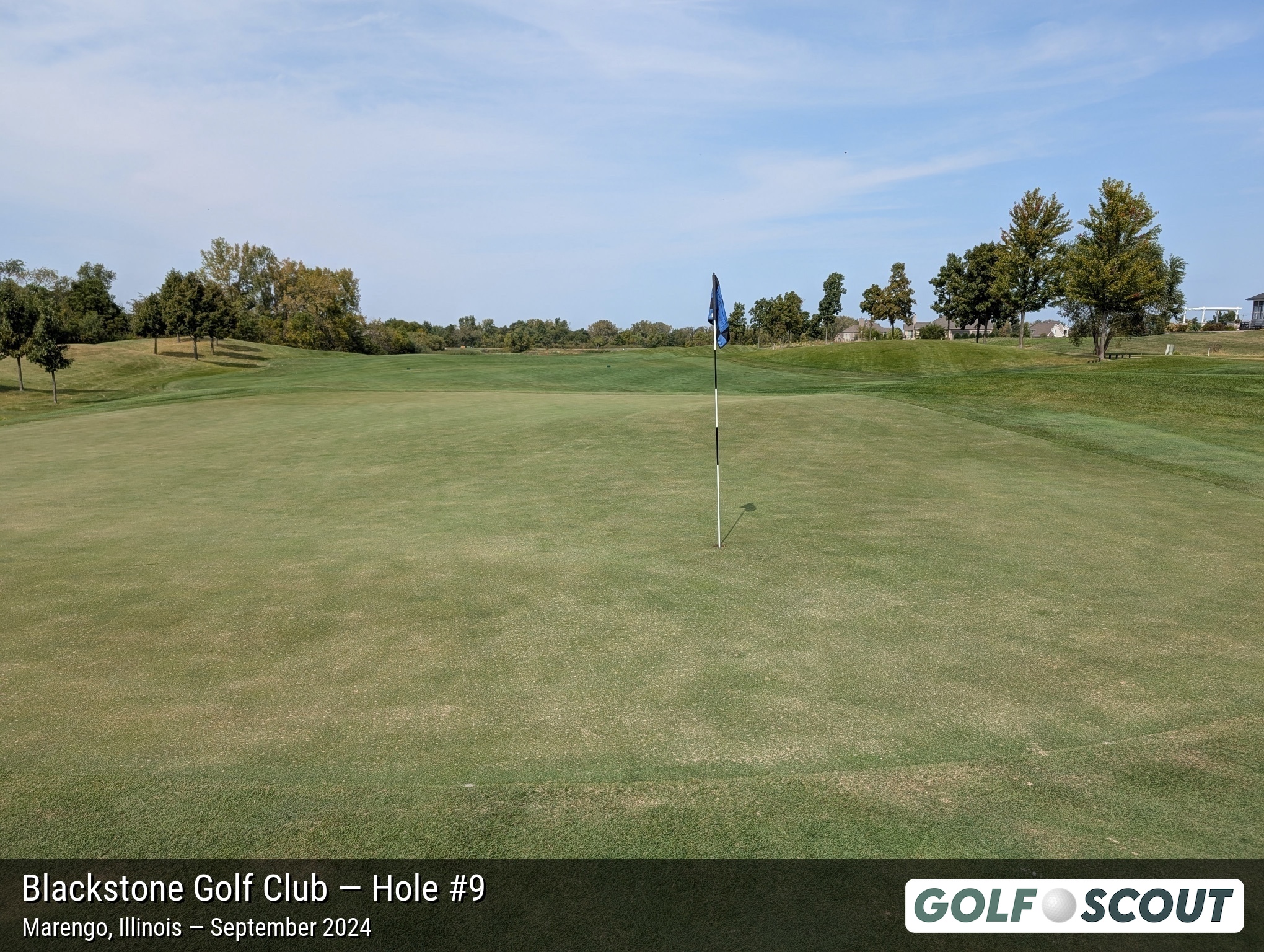 Hole 9 at Blackstone Golf Club