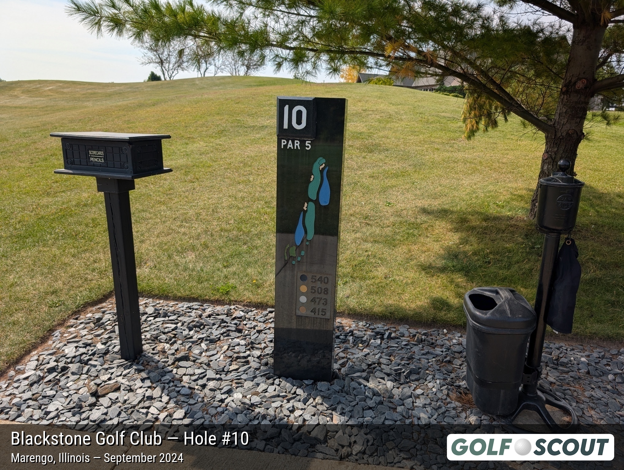 Hole 10 at Blackstone Golf Club