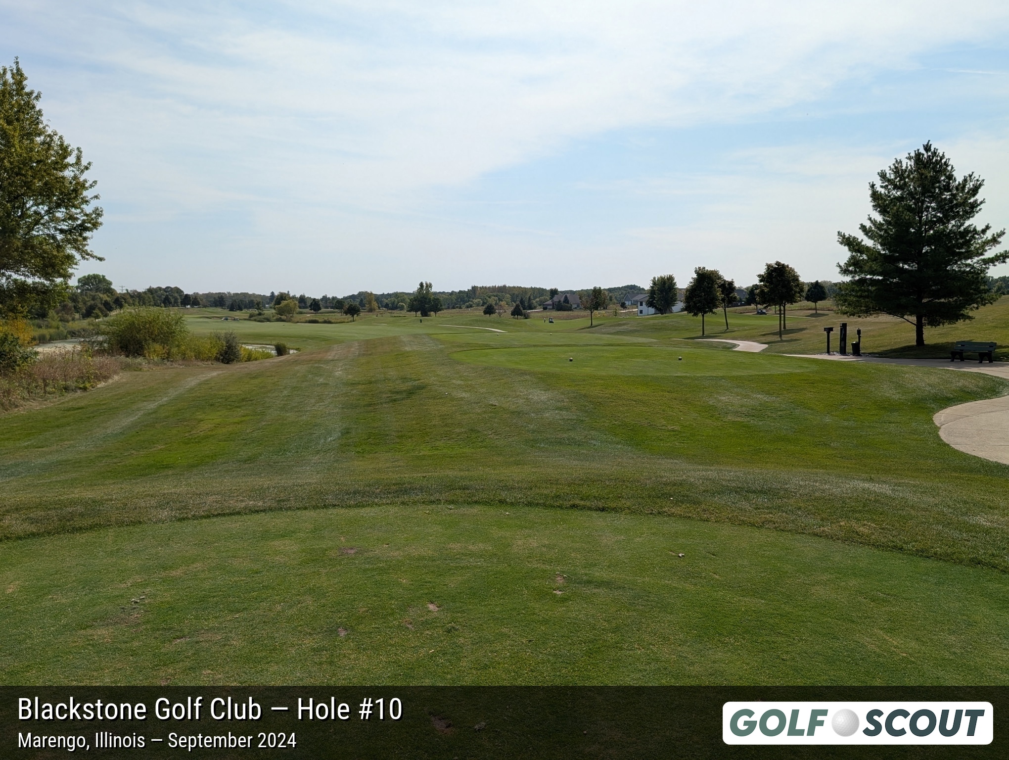 Hole 10 at Blackstone Golf Club