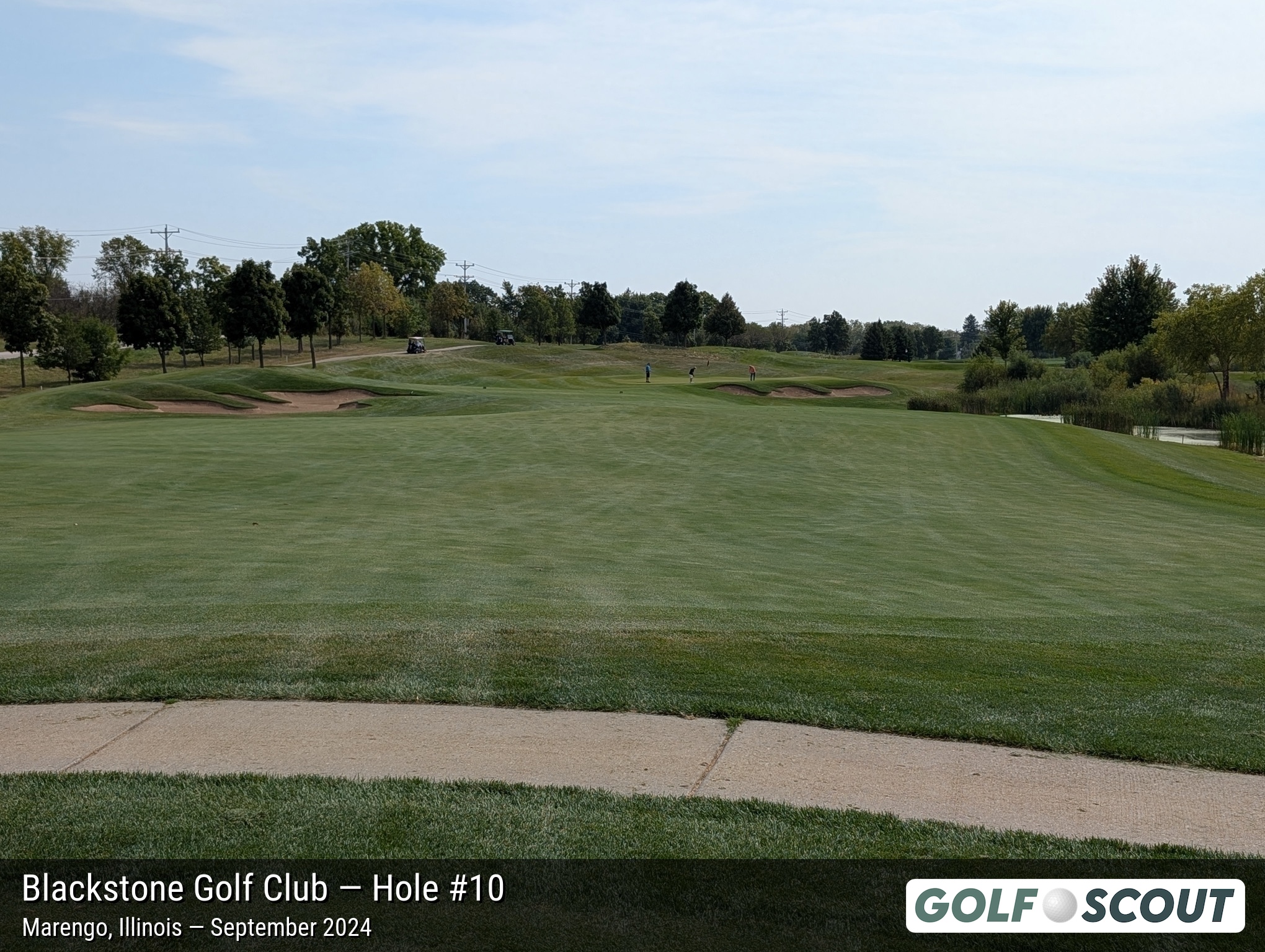 Hole 10 at Blackstone Golf Club