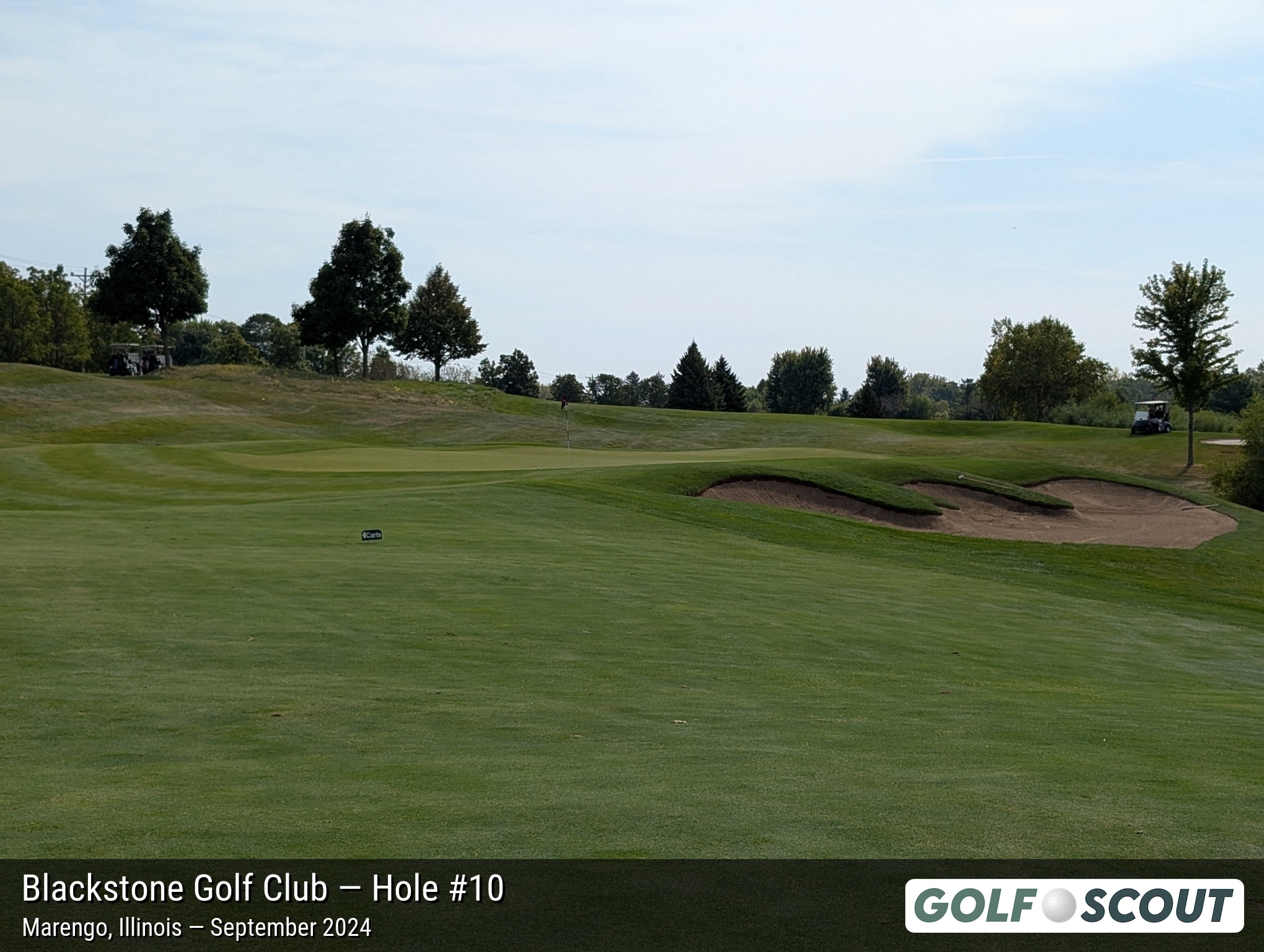 Hole 10 at Blackstone Golf Club