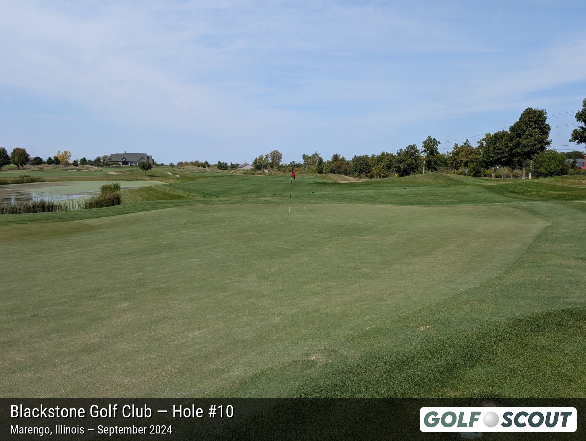 Hole 10 at Blackstone Golf Club