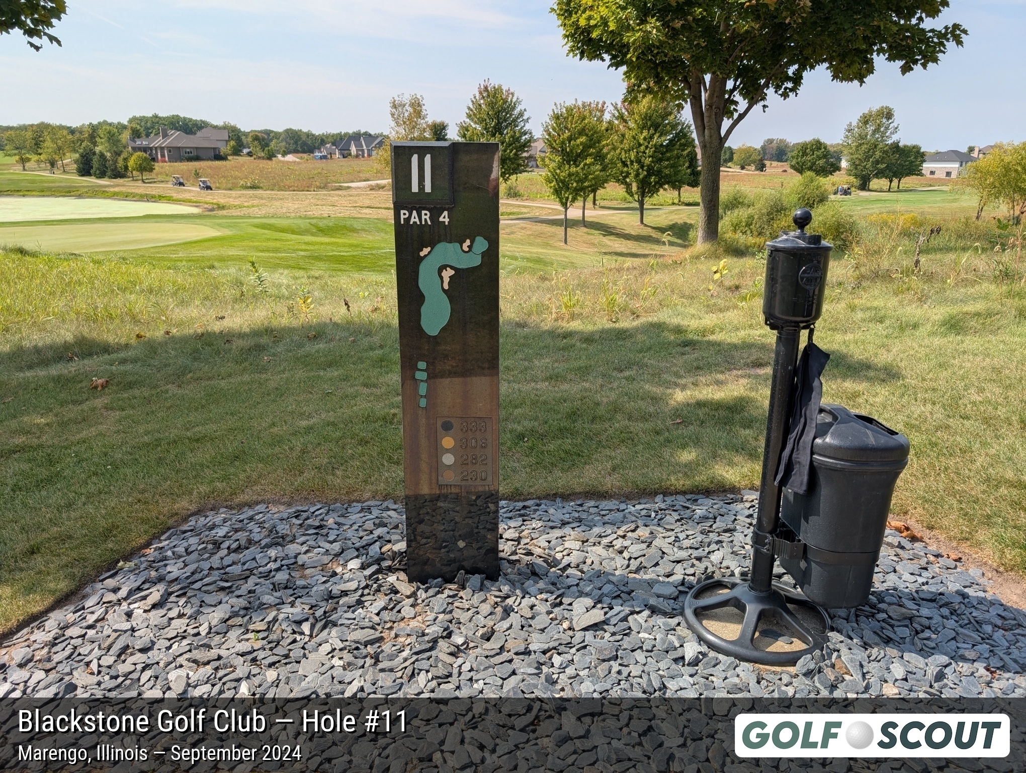 Hole 11 at Blackstone Golf Club