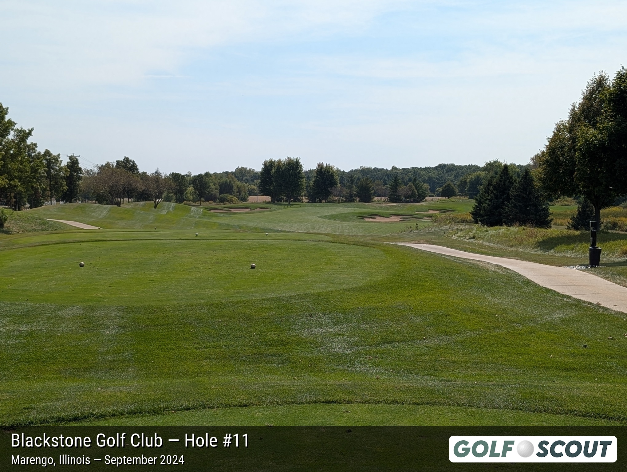 Hole 11 at Blackstone Golf Club