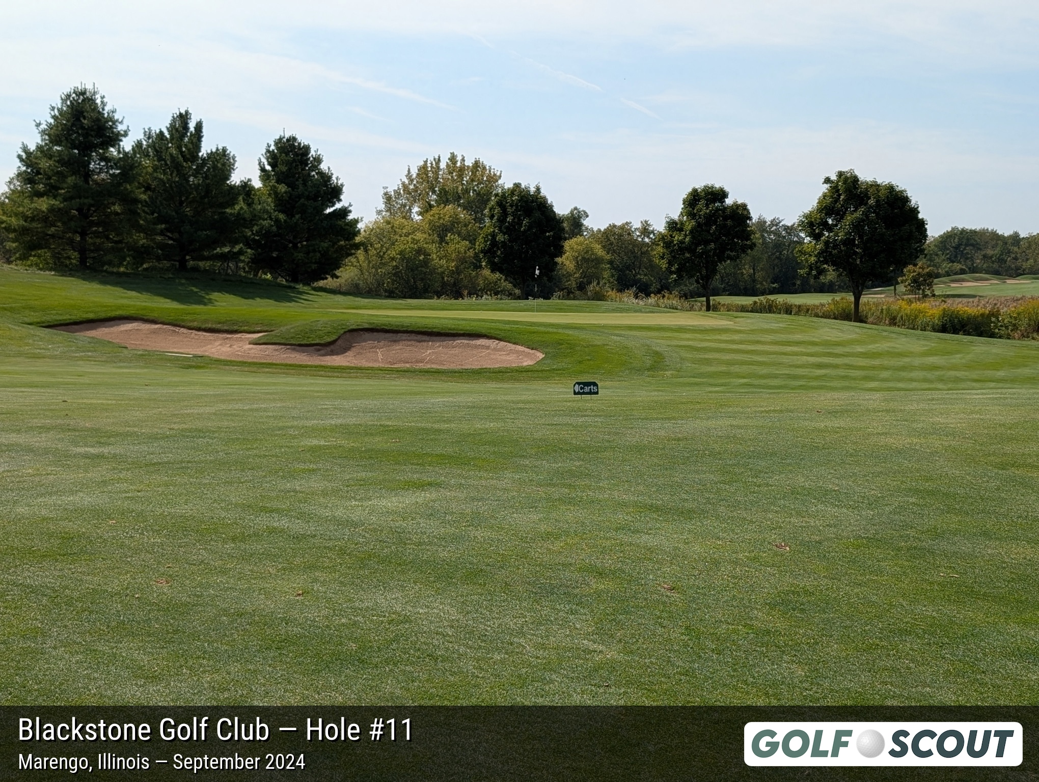 Hole 11 at Blackstone Golf Club