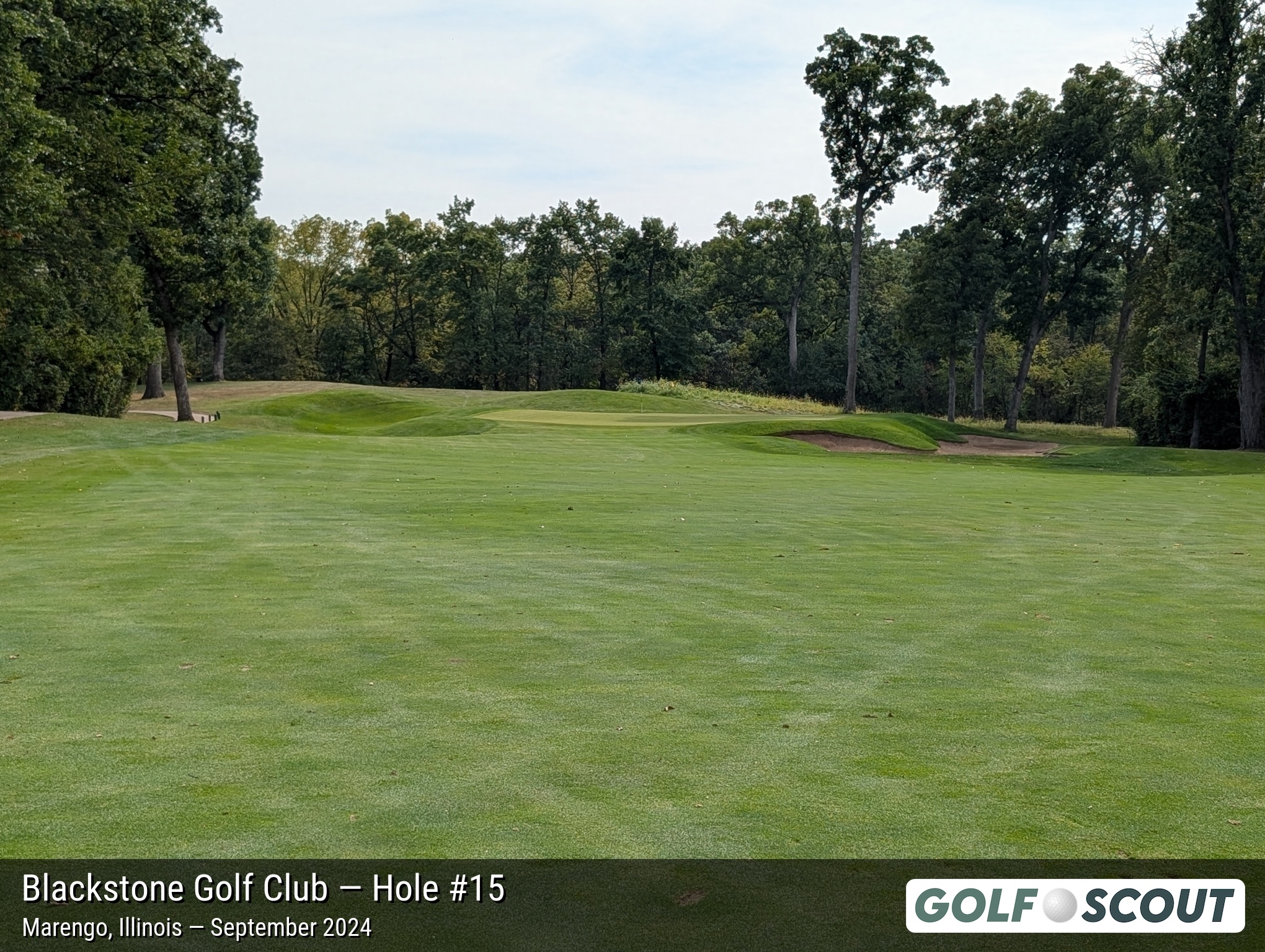 Hole 15 at Blackstone Golf Club