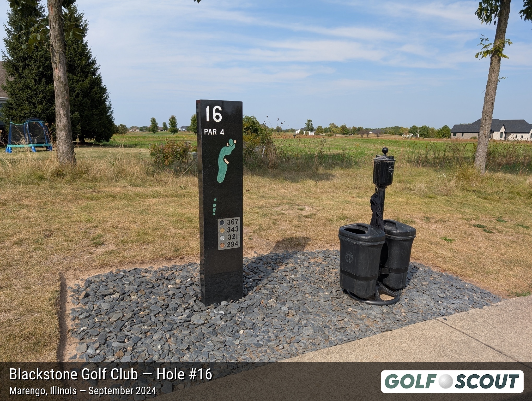 Hole 16 at Blackstone Golf Club