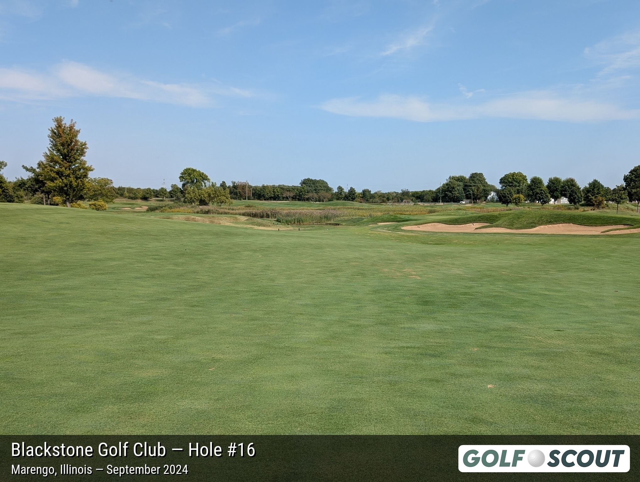 Hole 16 at Blackstone Golf Club