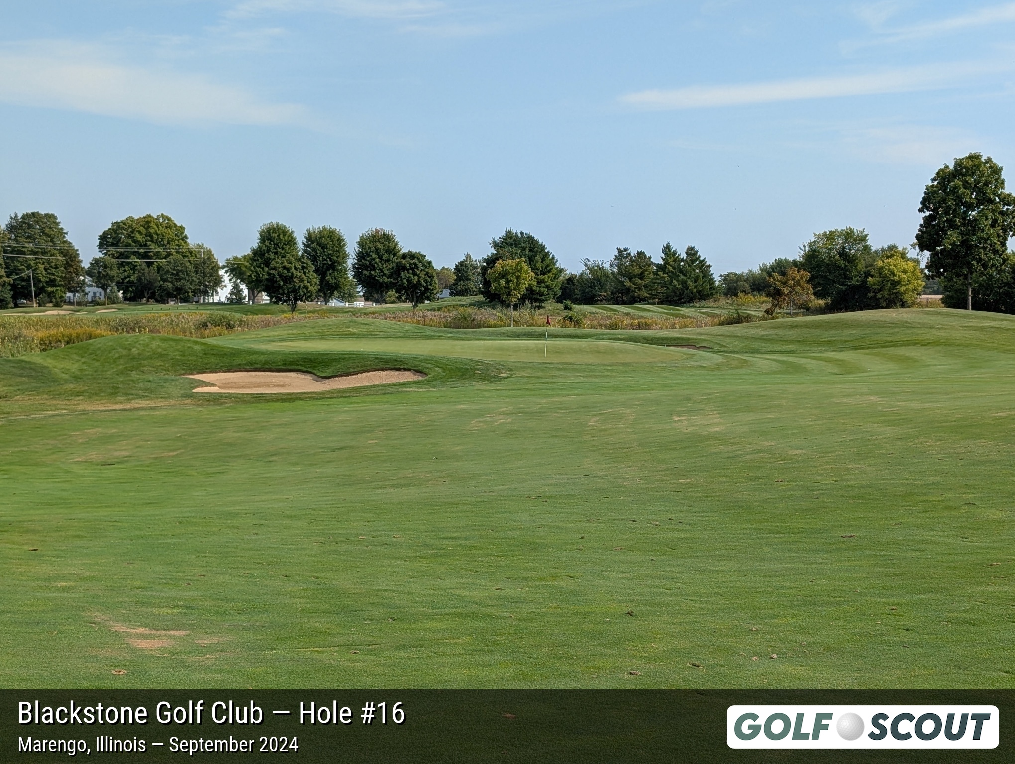 Hole 16 at Blackstone Golf Club