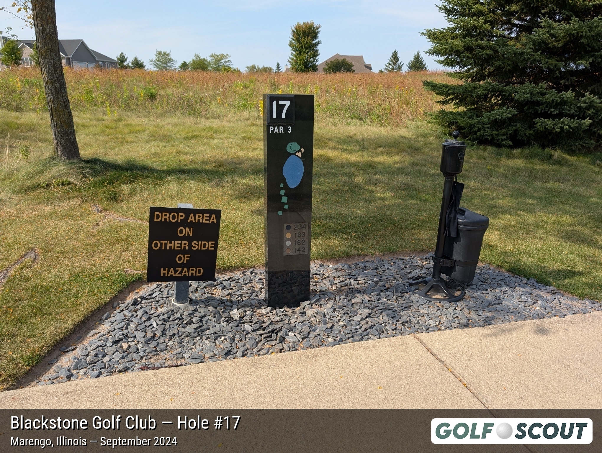 Hole 17 at Blackstone Golf Club